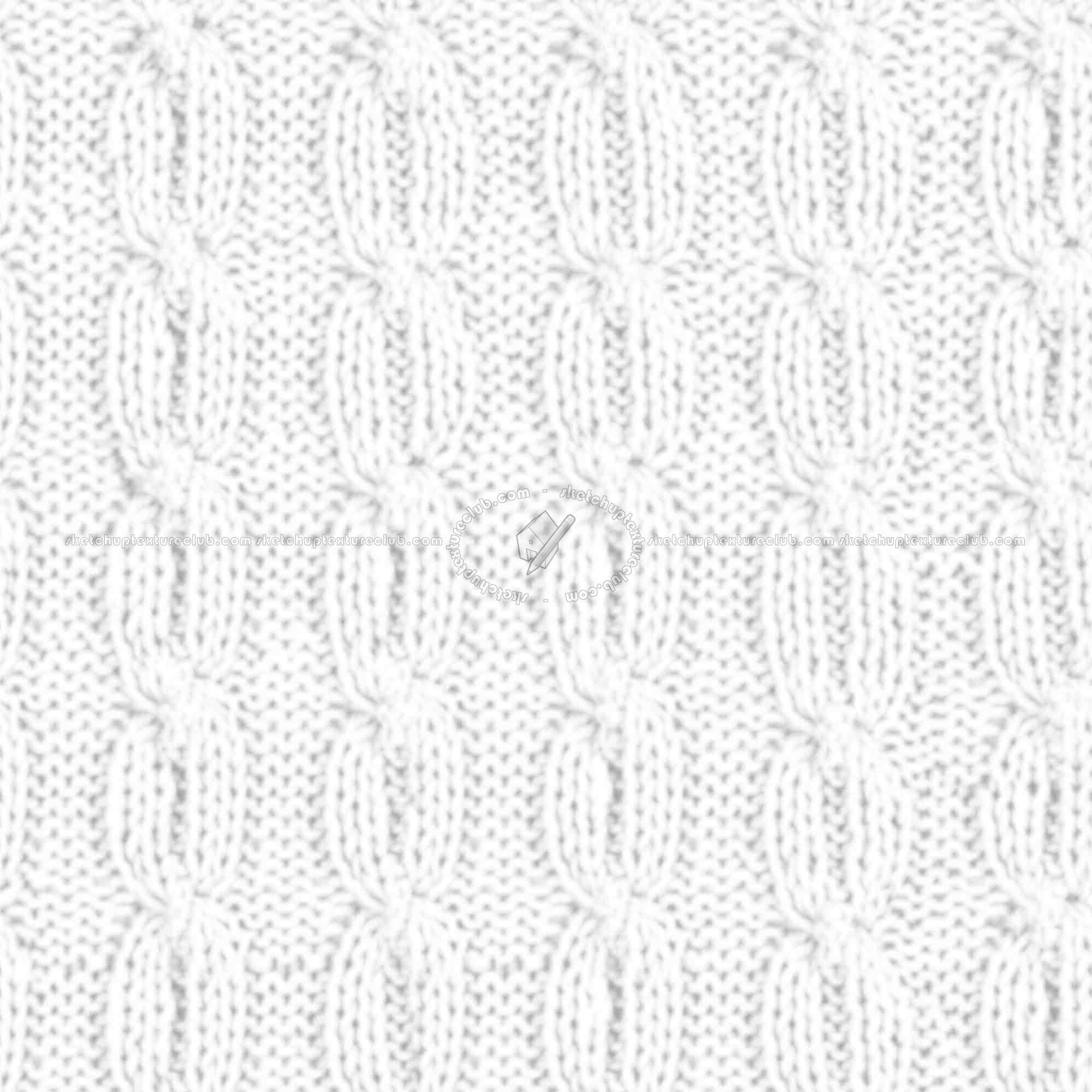 Textures   -   MATERIALS   -   FABRICS   -   Jersey  - Wool knitted texture seamless 19473 - Ambient occlusion