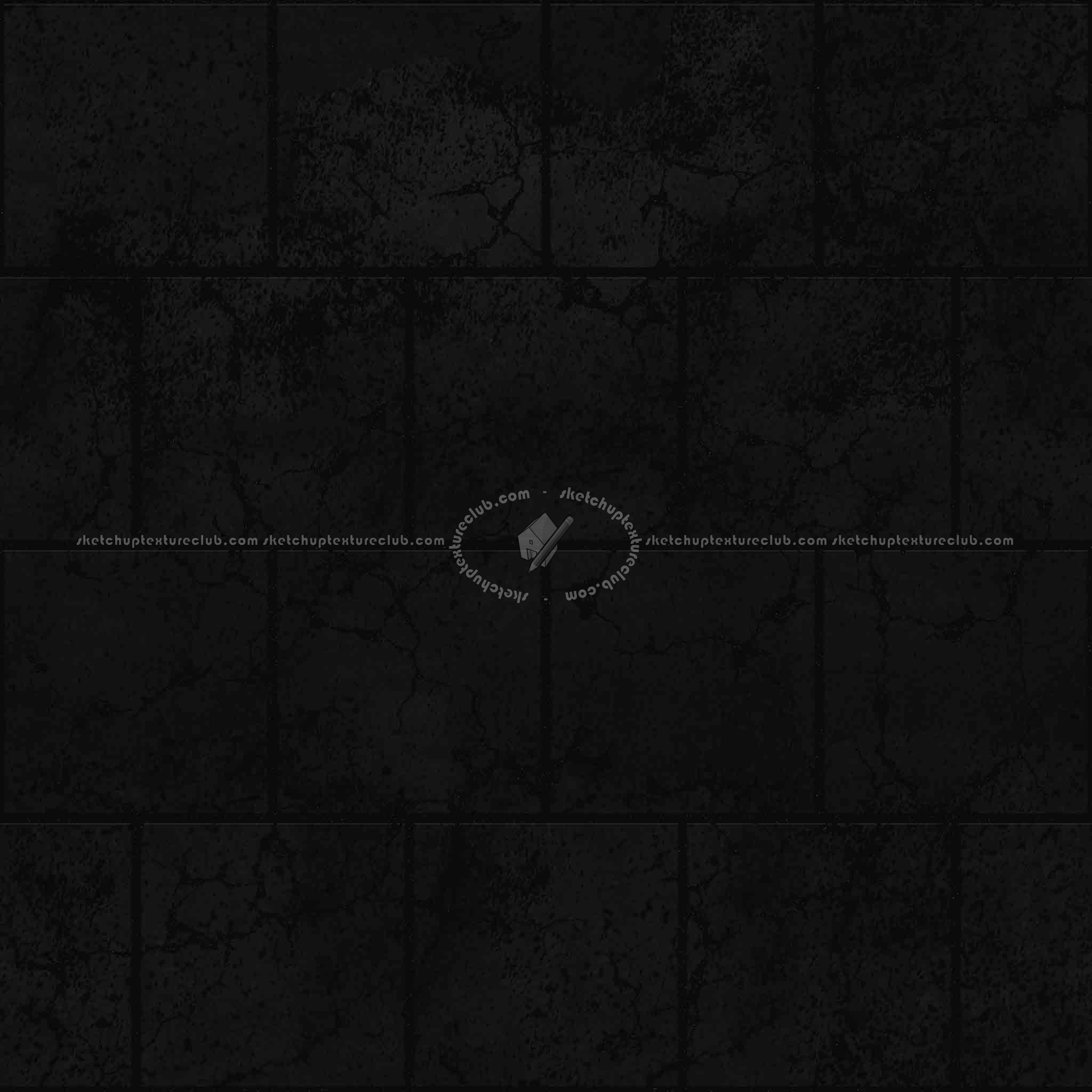 Textures   -   ARCHITECTURE   -   PAVING OUTDOOR   -   Concrete   -   Blocks damaged  - Concrete paving outdoor damaged texture seamless 05524 - Specular