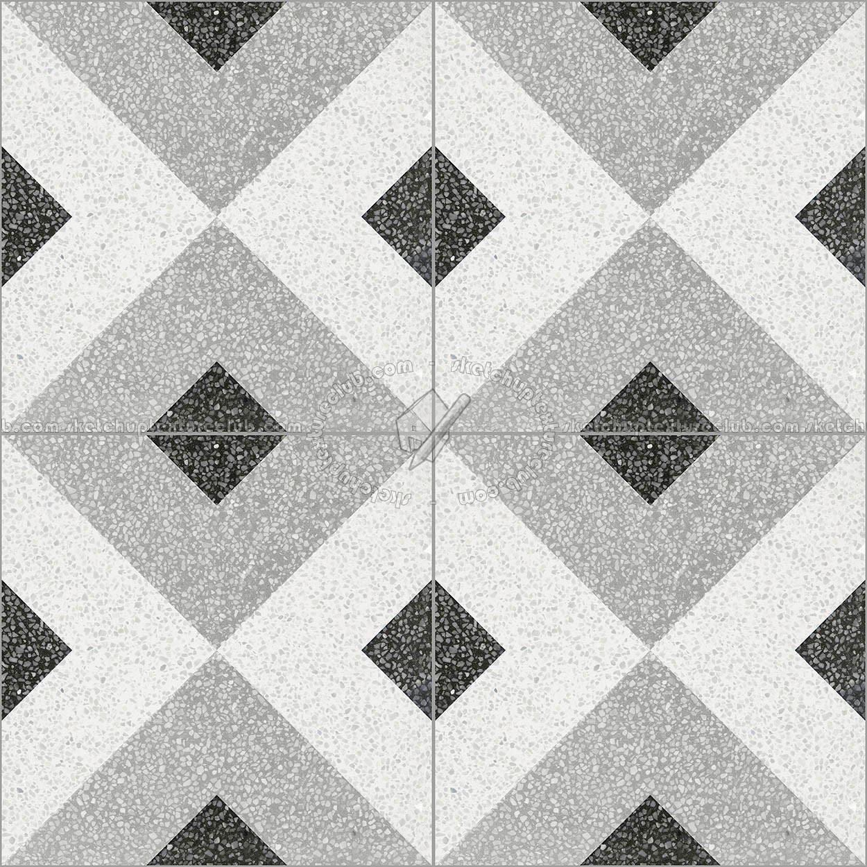 Textures   -   ARCHITECTURE   -   TILES INTERIOR   -   Terrazzo  - terrazzo floor cementine style pbr texture seamless 22166 (seamless)
