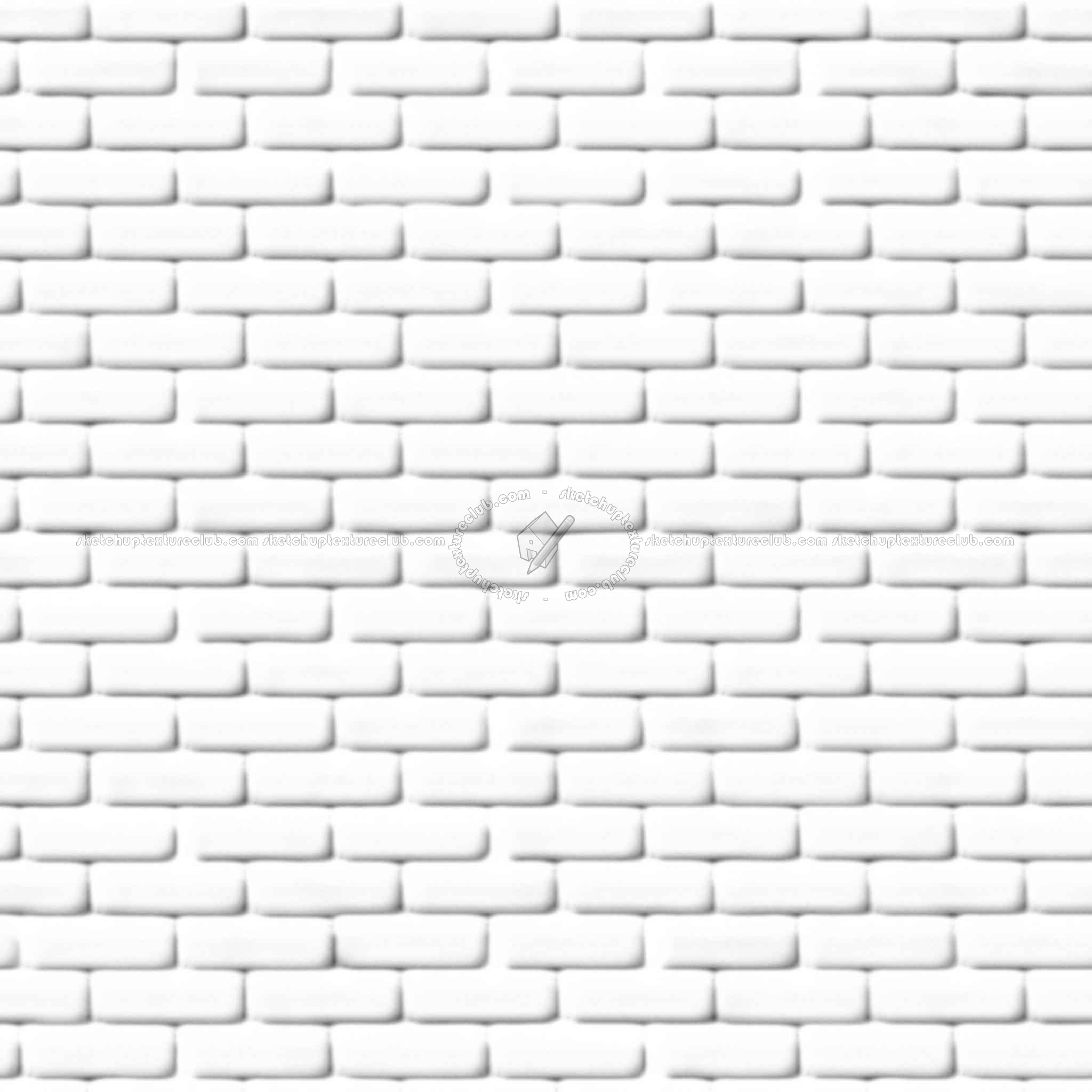 Textures   -   ARCHITECTURE   -   BRICKS   -   Colored Bricks   -   Smooth  - Texture colored bricks smooth seamless 00096 - Ambient occlusion