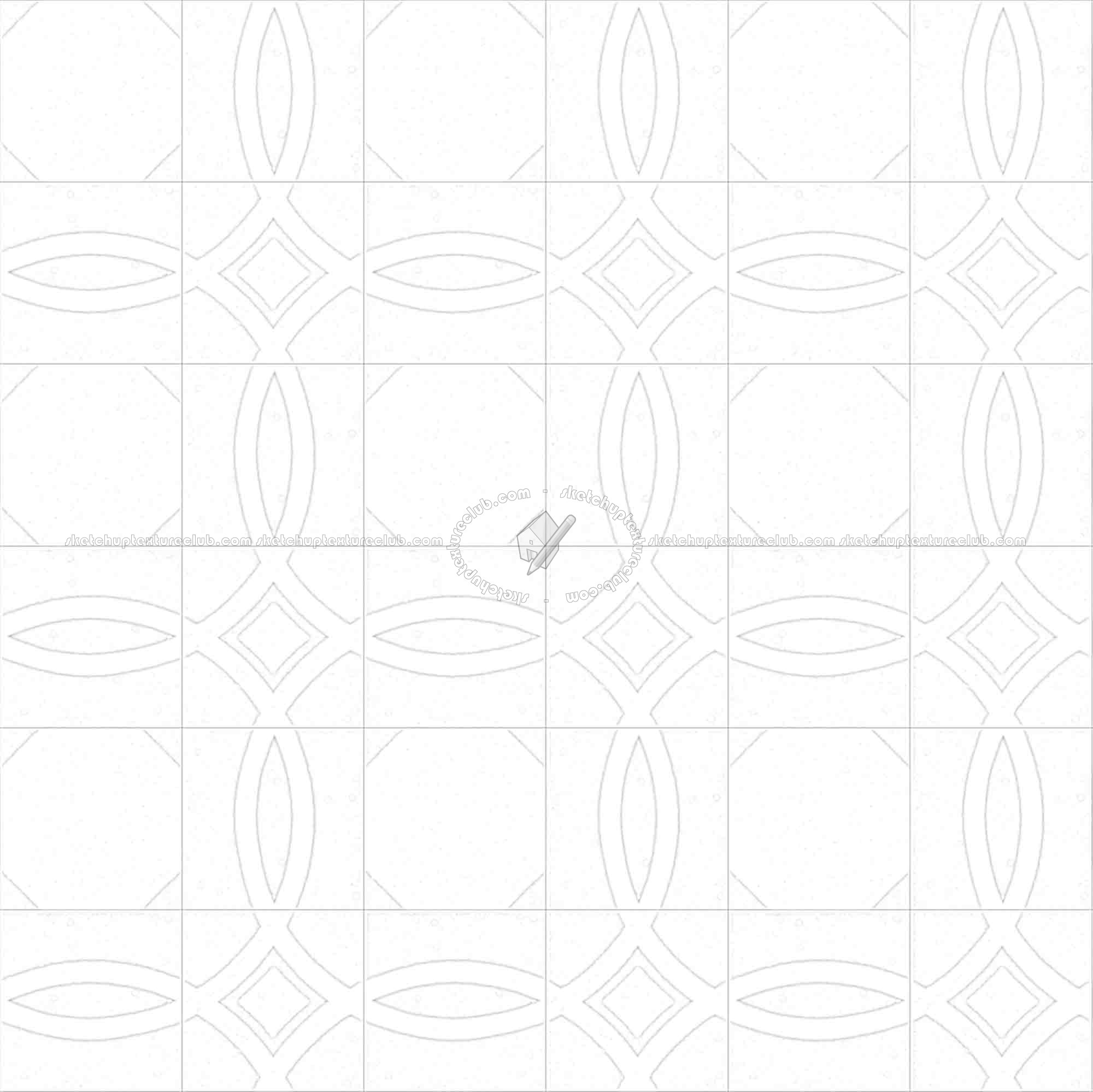 Textures   -   ARCHITECTURE   -   TILES INTERIOR   -   Cement - Encaustic   -   Cement  - Cement concrete tile texture seamless 13360 - Ambient occlusion