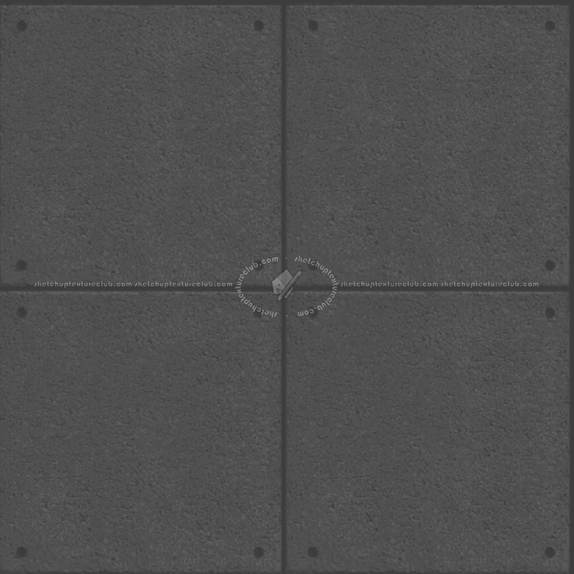 Textures   -   ARCHITECTURE   -   CONCRETE   -   Plates   -   Clean  - Clean cinder block with holes texture seamless 01668 - Displacement