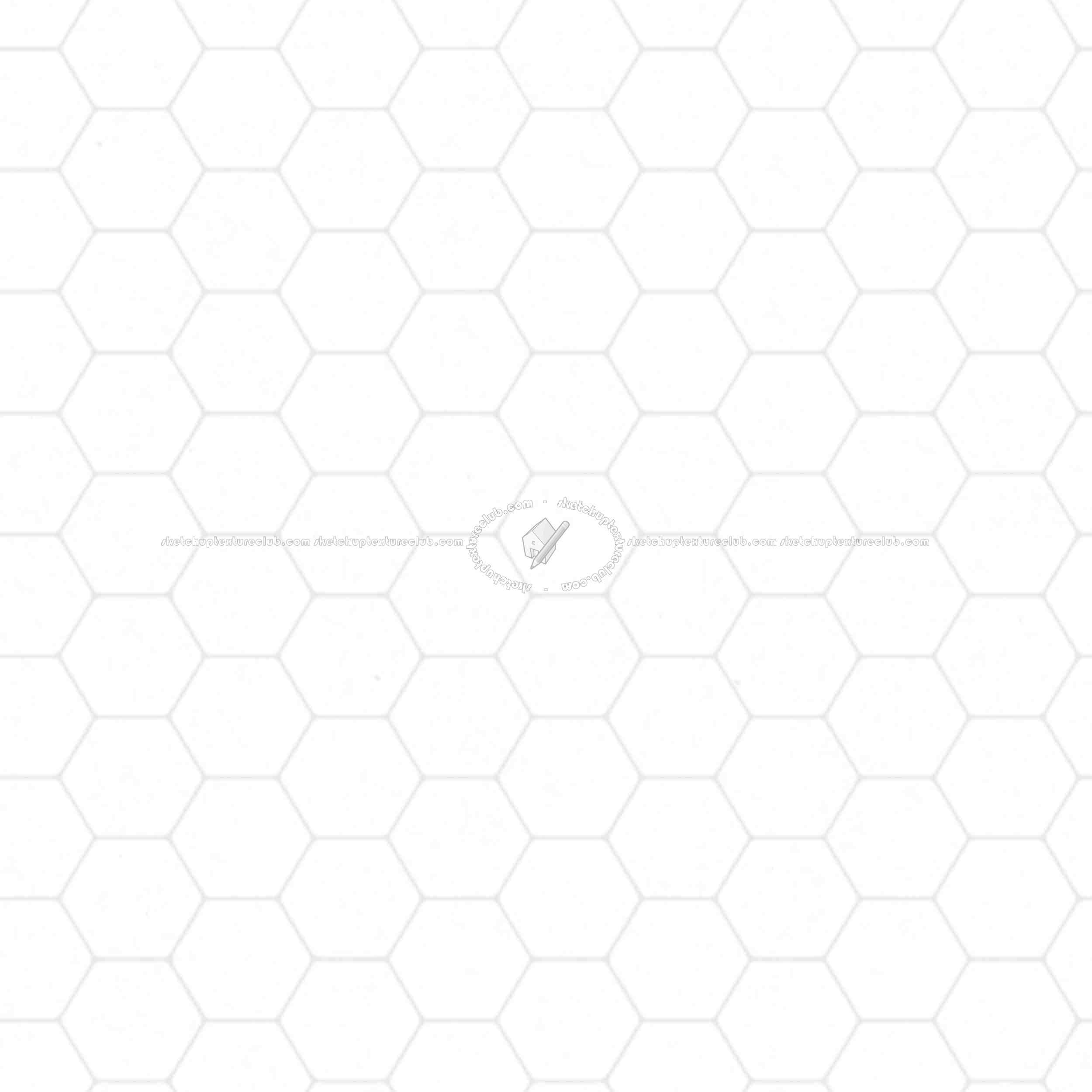 Textures   -   ARCHITECTURE   -   TILES INTERIOR   -   Hexagonal mixed  - hexagonal grey marble tile texture seamless 21415 - Ambient occlusion