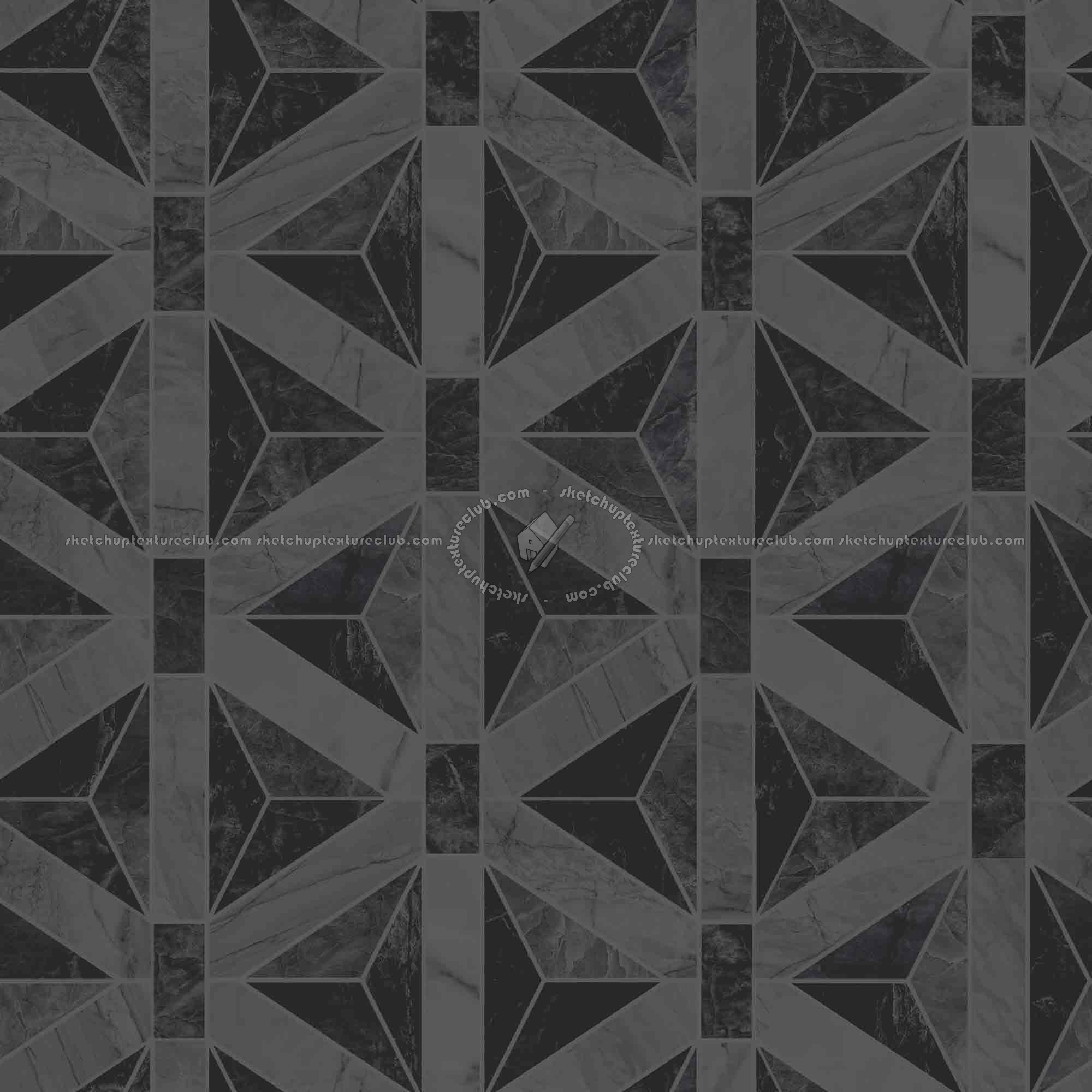 Textures   -   ARCHITECTURE   -   TILES INTERIOR   -   Marble tiles   -   Marble geometric patterns  - Inlay marble floor PBR texture seamless 21750 - Specular