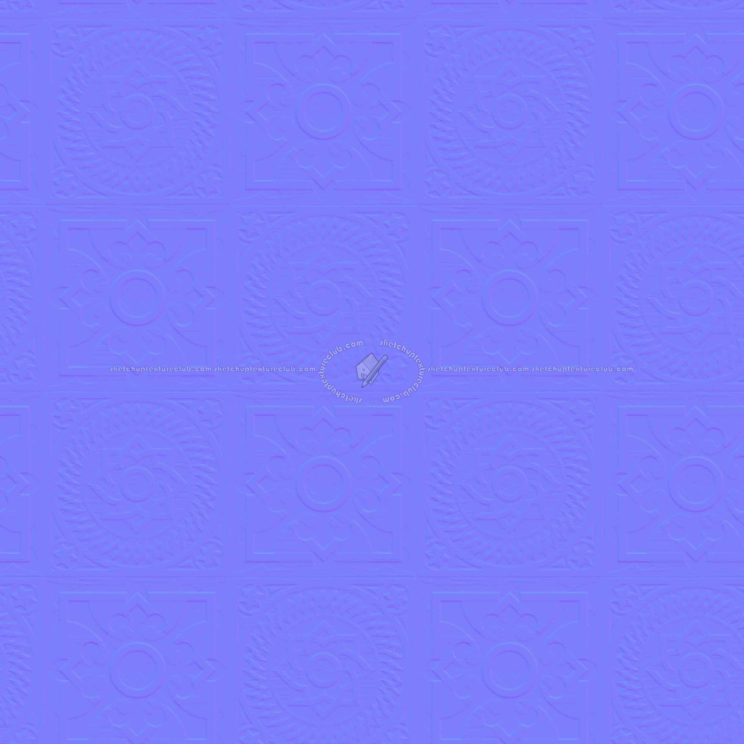 Textures   -   ARCHITECTURE   -   WOOD FLOORS   -   Geometric pattern  - Parquet geometric pattern texture seamless 04767 - Normal