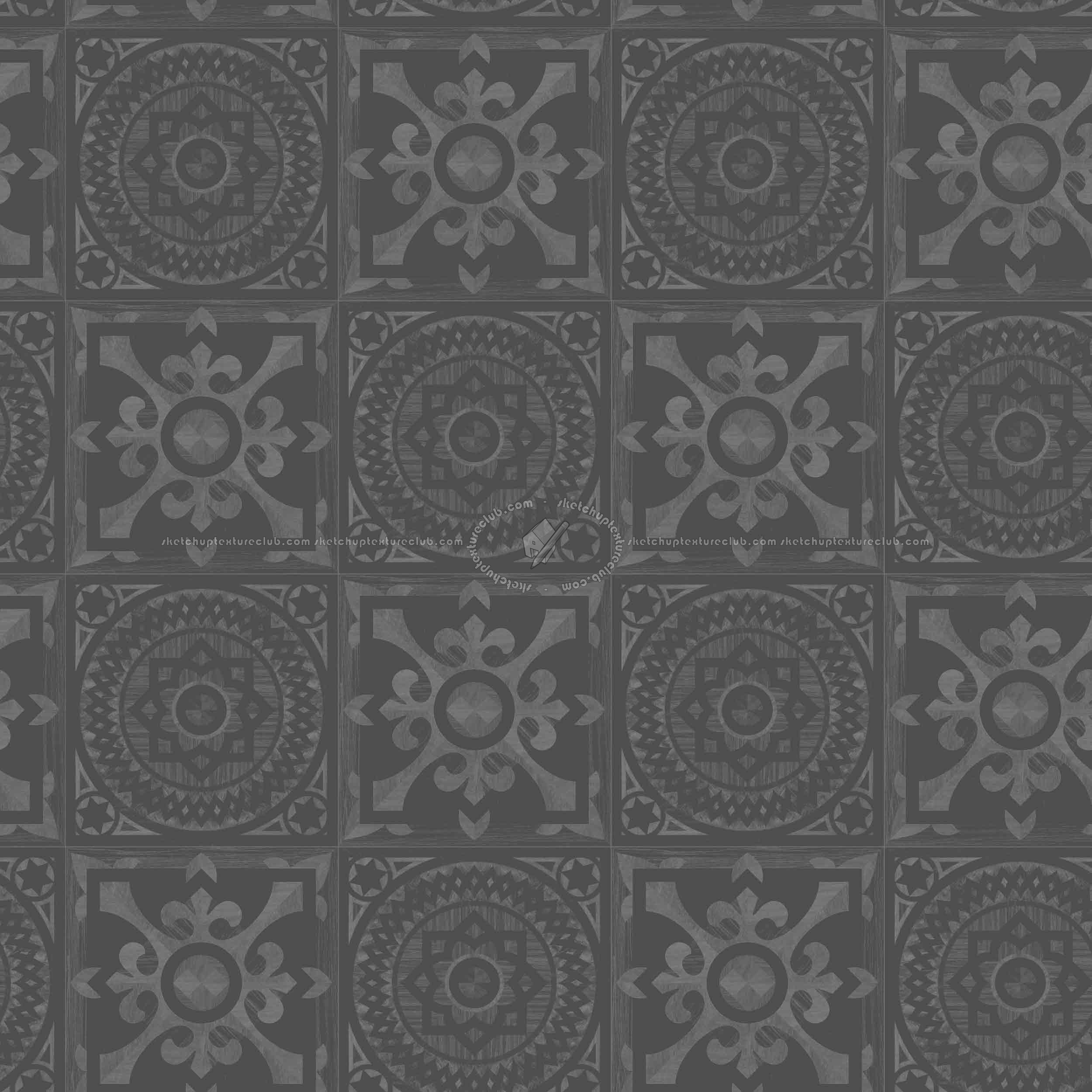 Textures   -   ARCHITECTURE   -   WOOD FLOORS   -   Geometric pattern  - Parquet geometric pattern texture seamless 04767 - Specular