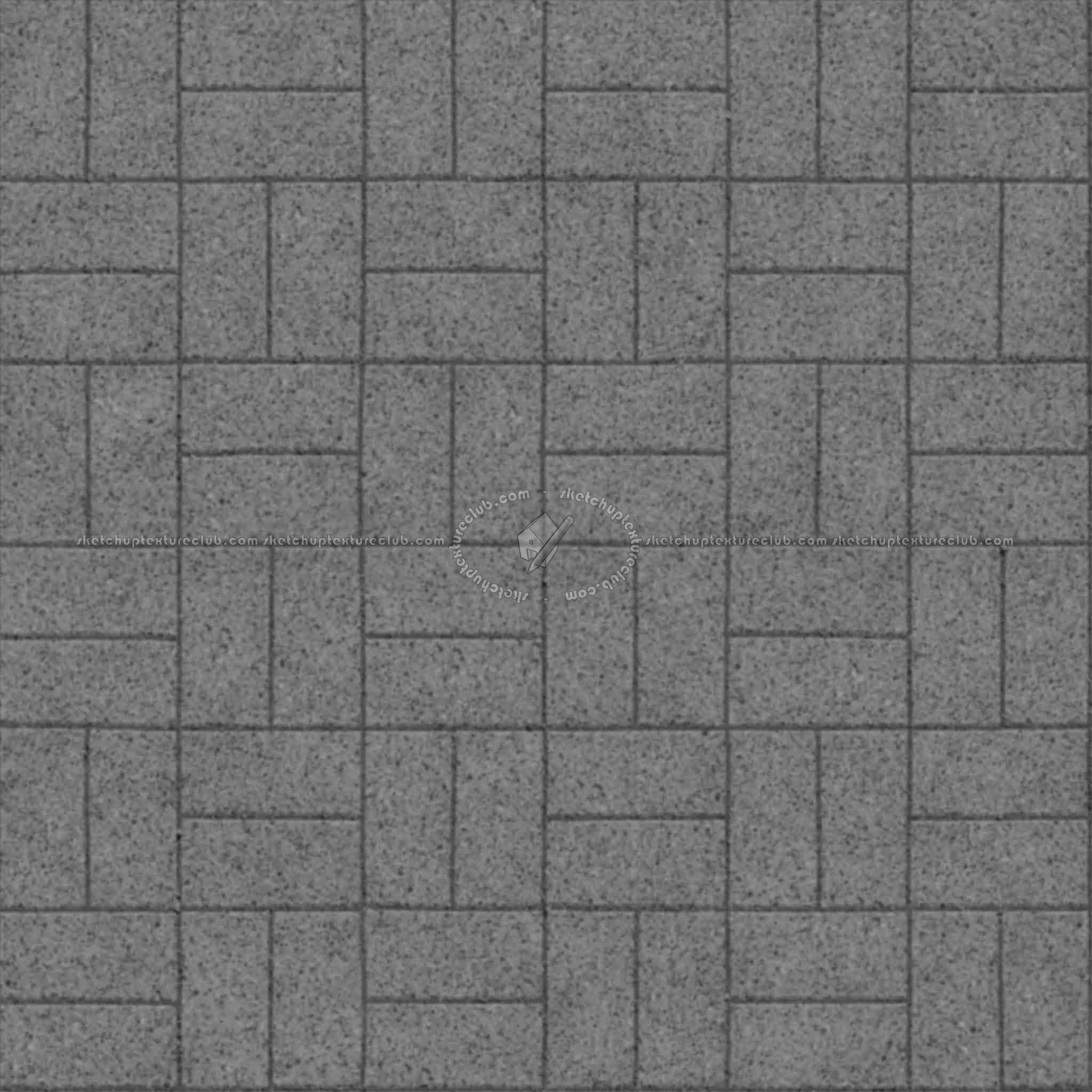 Textures   -   ARCHITECTURE   -   PAVING OUTDOOR   -   Concrete   -   Blocks regular  - Paving outdoor concrete regular block texture seamless 05671 - Displacement