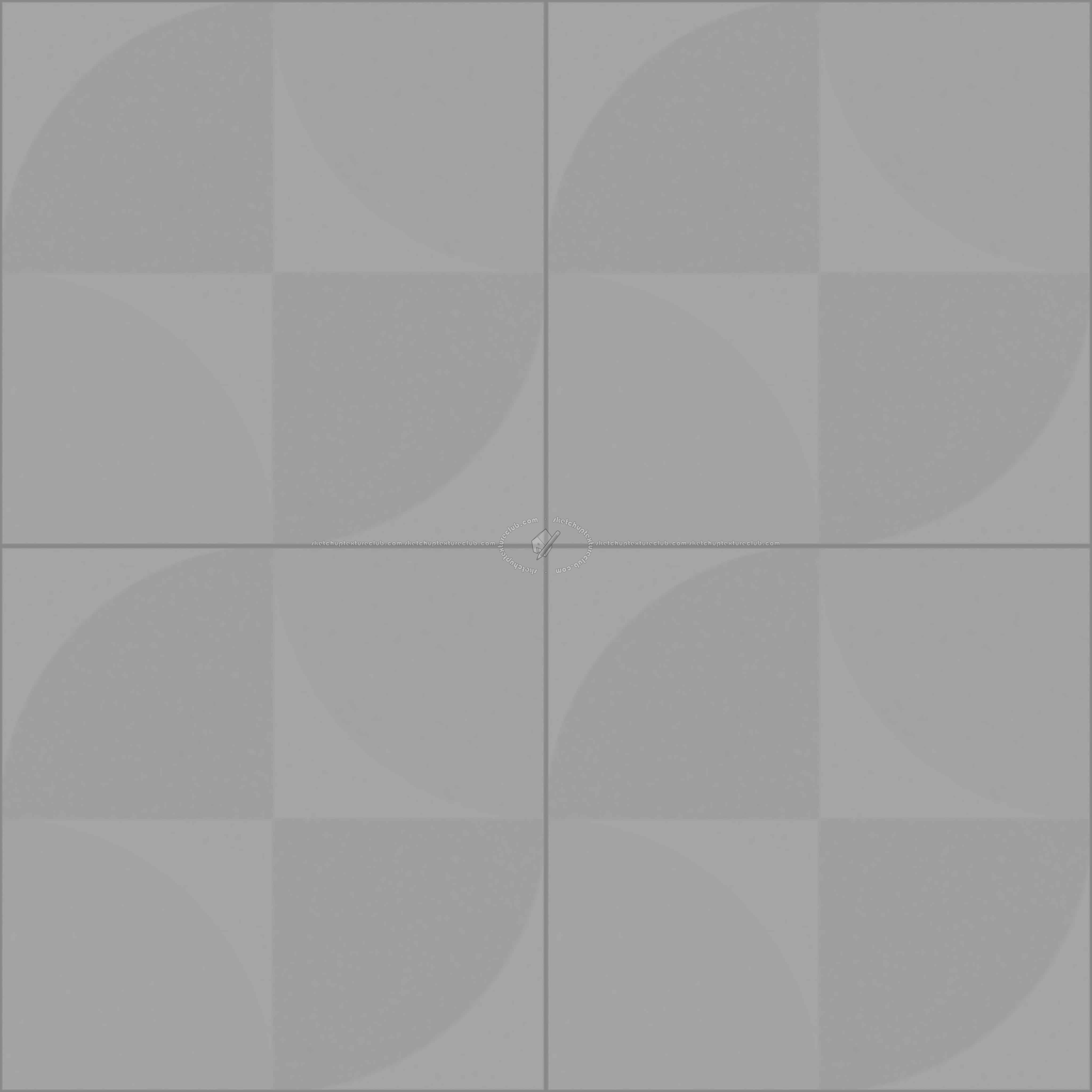 Textures   -   ARCHITECTURE   -   TILES INTERIOR   -   Terrazzo  - terrazzo floor cementine style pbr texture seamless 22167 - Displacement