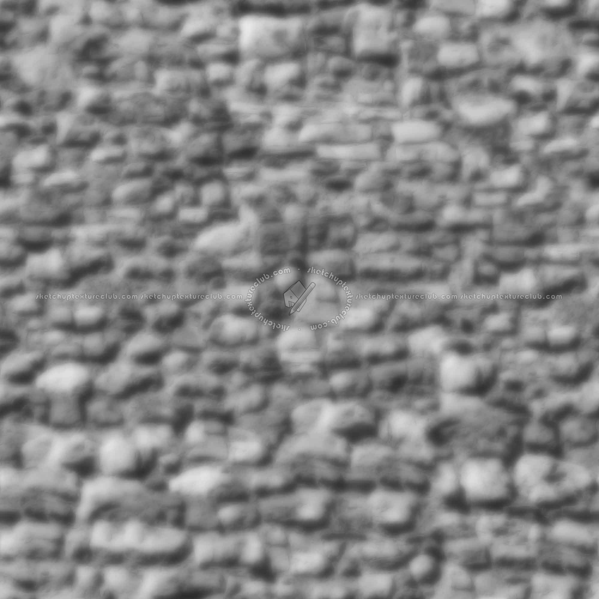 Textures   -   ARCHITECTURE   -   STONES WALLS   -   Damaged walls  - Damaged wall stone texture seamless 08281 - Displacement