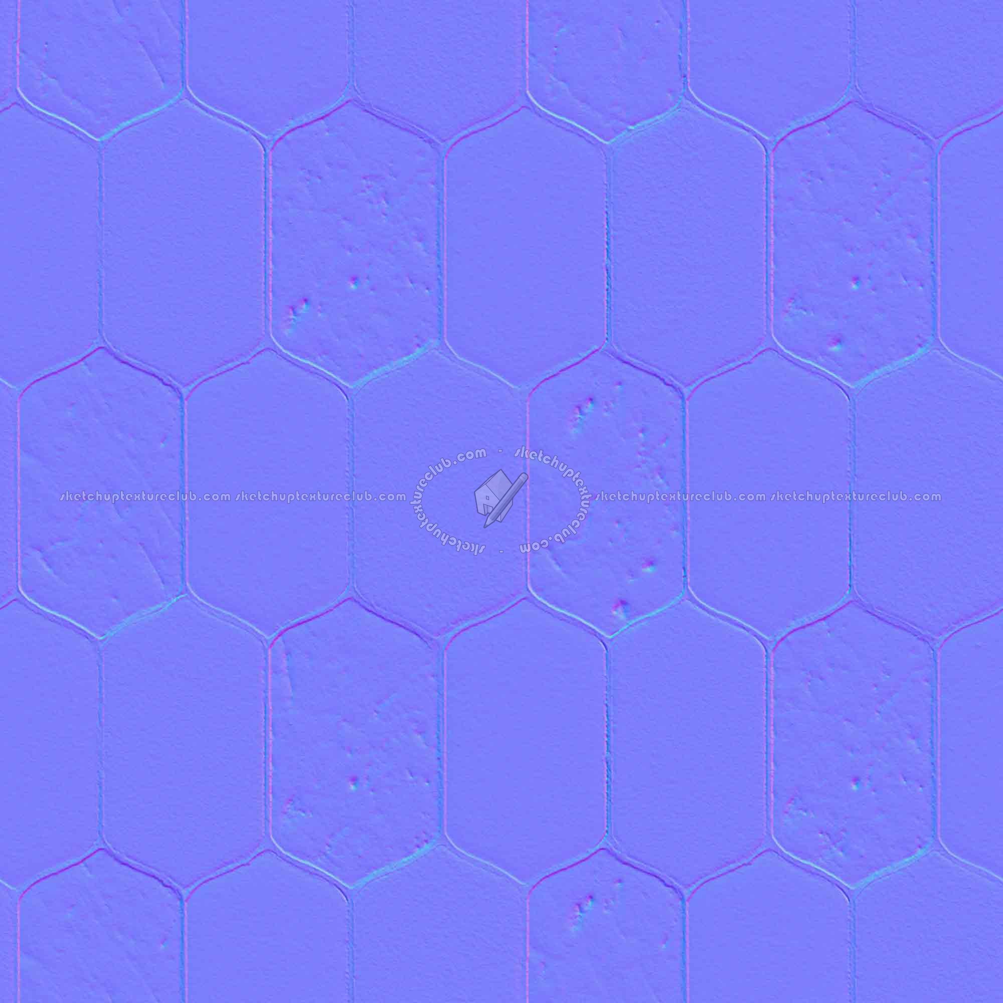 Textures   -   ARCHITECTURE   -   TILES INTERIOR   -   Marble tiles   -   Marble geometric patterns  - Geometric marble tile PBR texture seamless 22066 - Normal