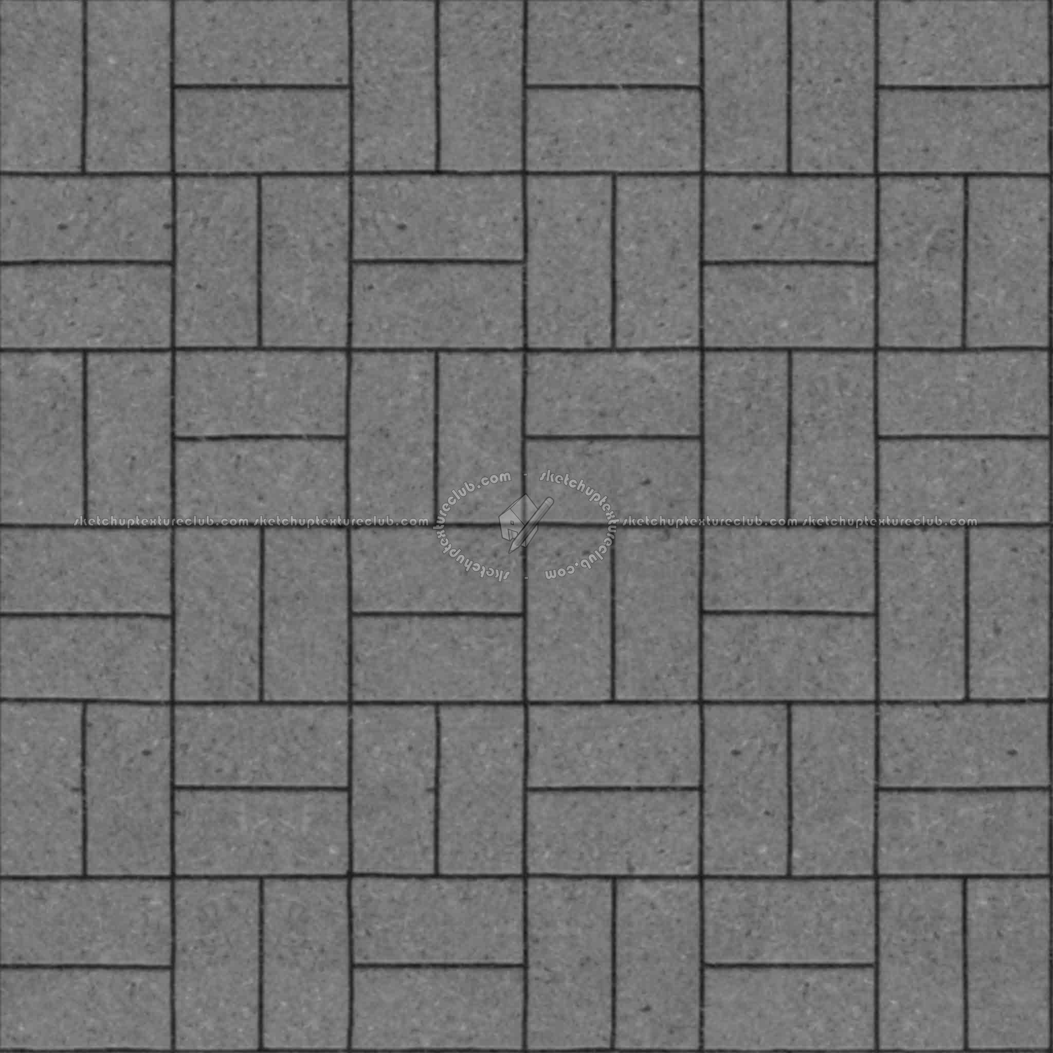 Textures   -   ARCHITECTURE   -   PAVING OUTDOOR   -   Concrete   -   Blocks regular  - Paving outdoor concrete regular block texture seamless 05672 - Displacement
