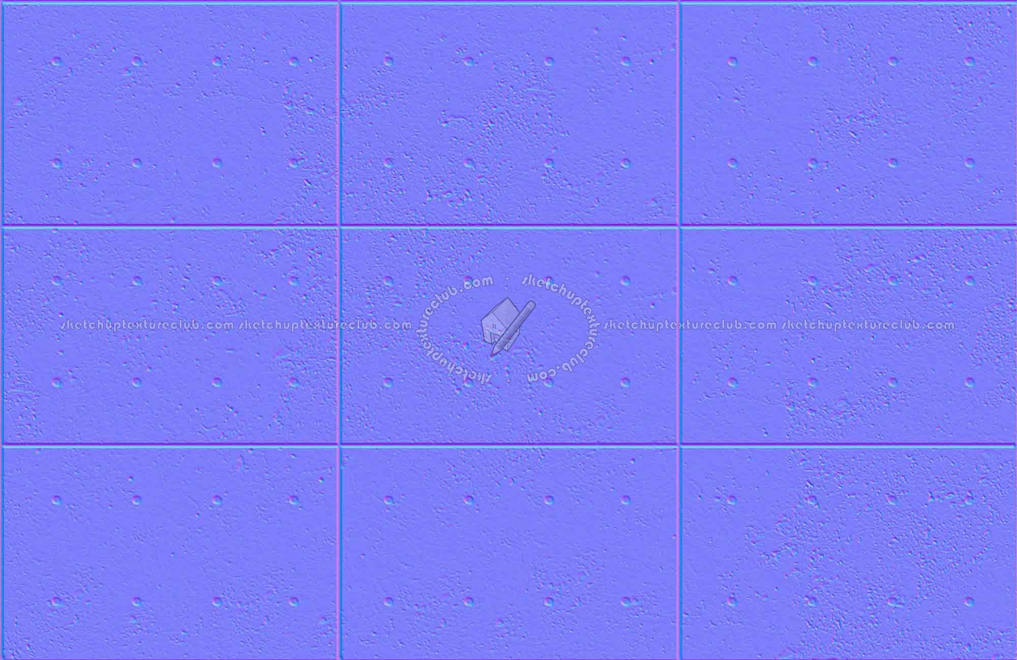 Textures   -   ARCHITECTURE   -   CONCRETE   -   Plates   -   Tadao Ando  - Tadao ando concrete plates seamless 01861 - Normal