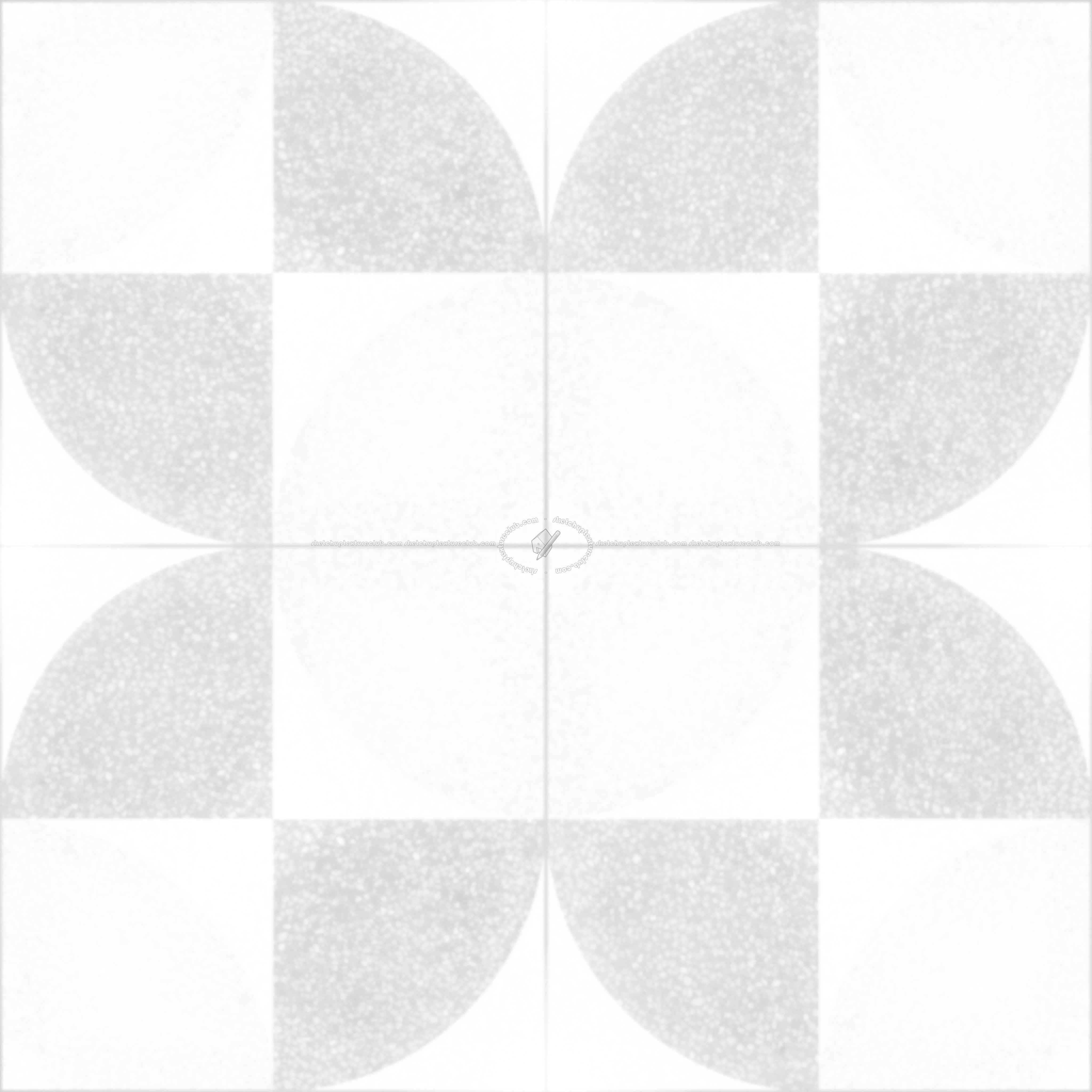 Textures   -   ARCHITECTURE   -   TILES INTERIOR   -   Terrazzo  - terrazzo floor cementine style pbr texture seamless 22168 - Ambient occlusion