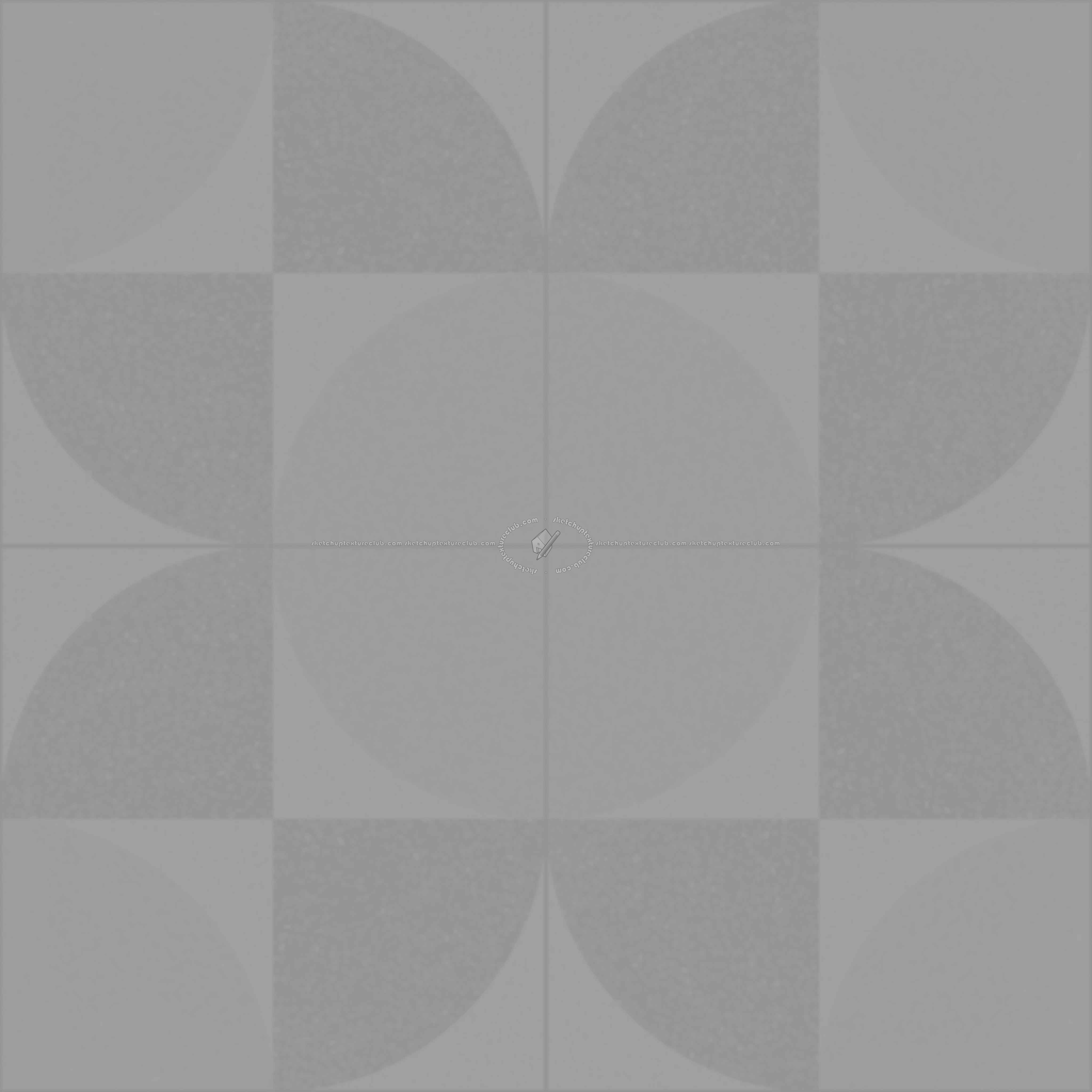 Textures   -   ARCHITECTURE   -   TILES INTERIOR   -   Terrazzo  - terrazzo floor cementine style pbr texture seamless 22168 - Displacement