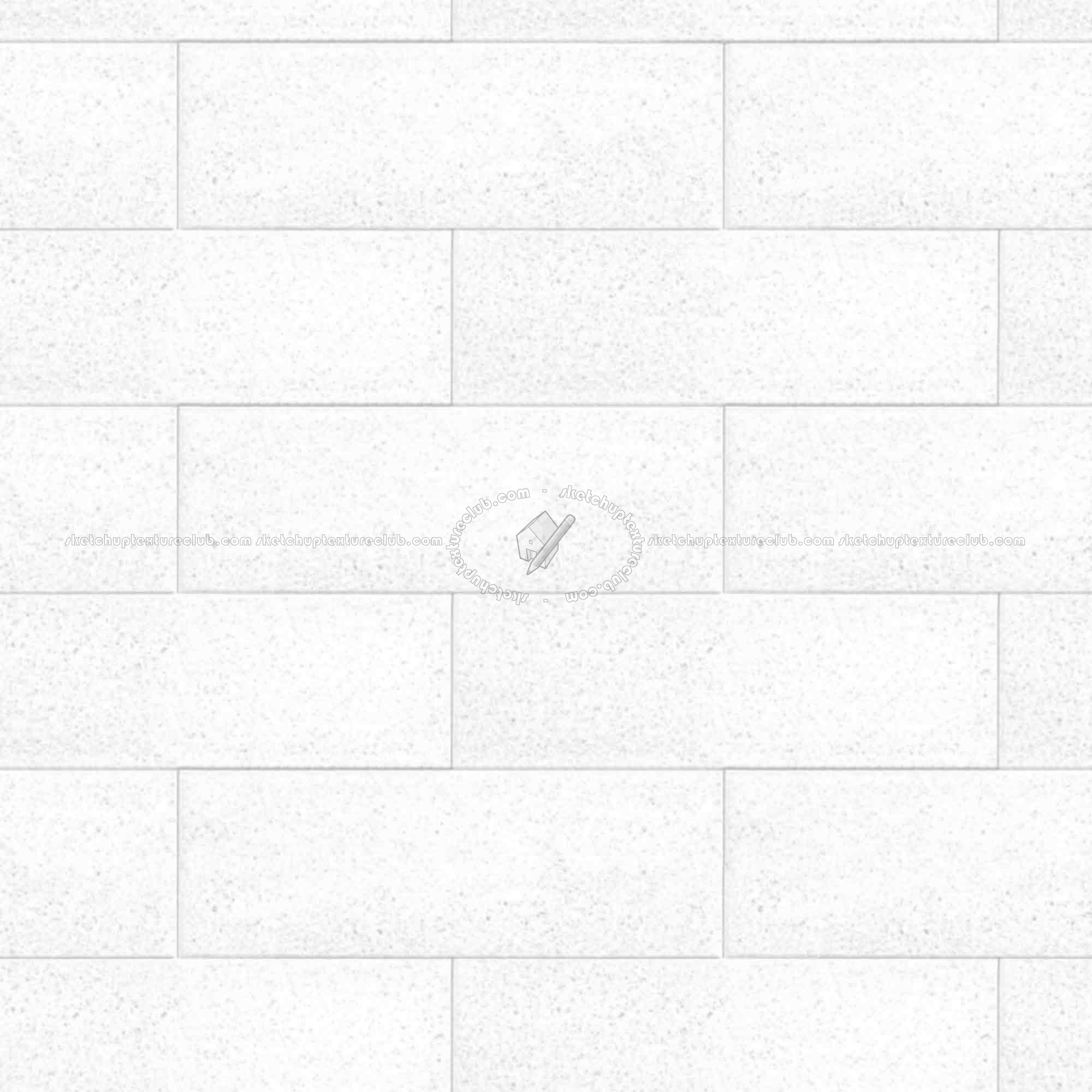 Textures   -   ARCHITECTURE   -   CONCRETE   -   Plates   -   Clean  - Clean cinder block texture seamless 01670 - Ambient occlusion