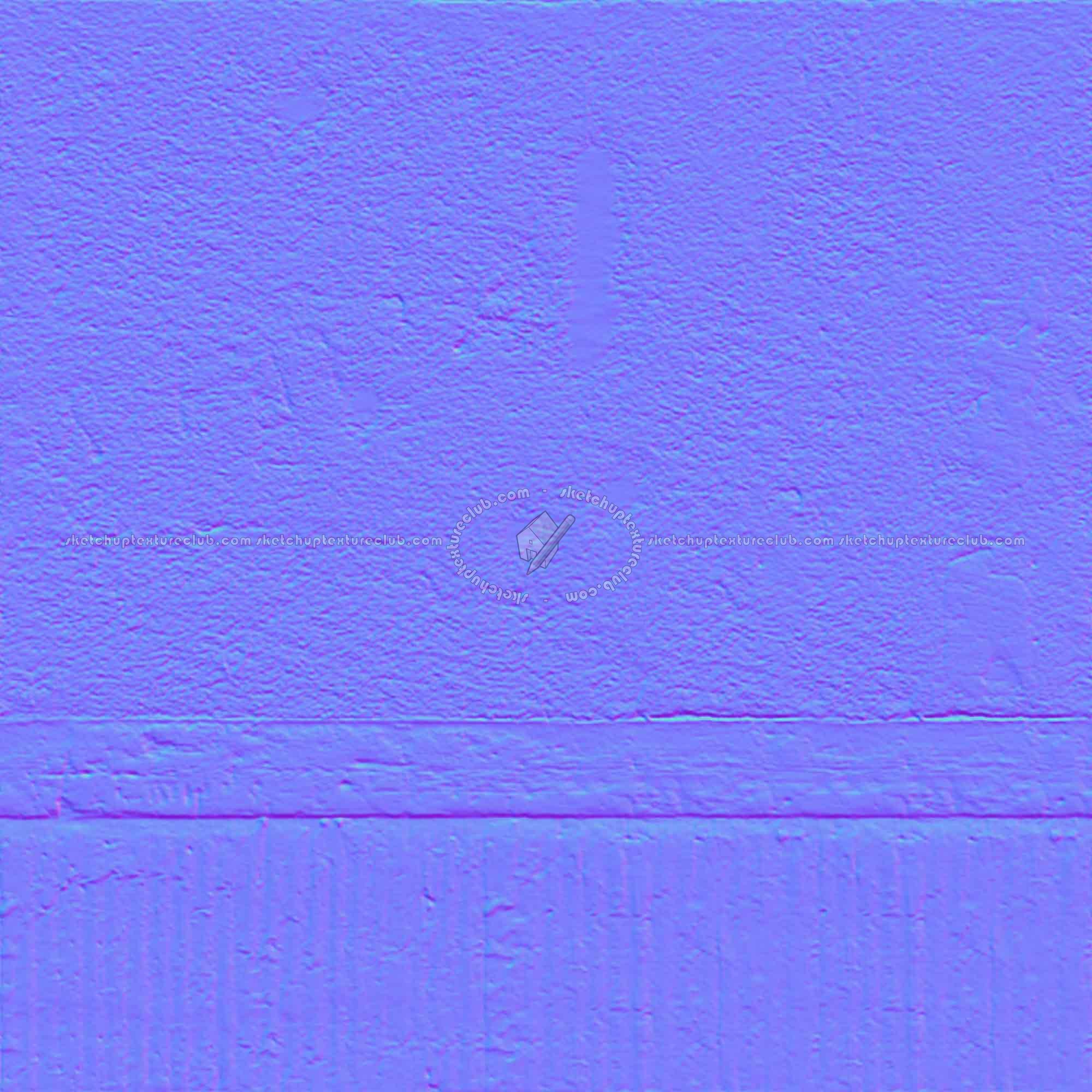 Textures   -   ARCHITECTURE   -   CONCRETE   -   Bare   -   Damaged walls  - Concrete bare damaged texture horizontal seamless 01407 - Normal