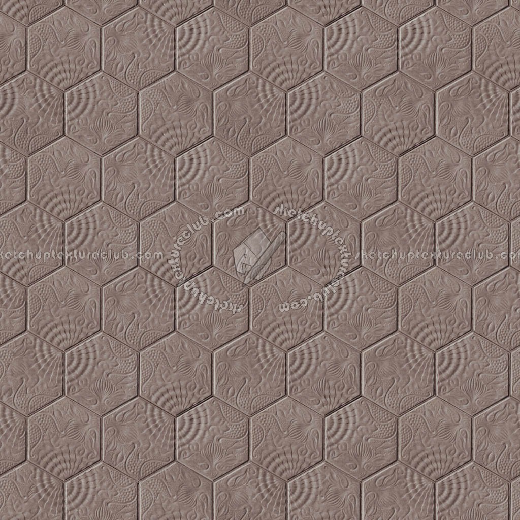 Textures   -   ARCHITECTURE   -   PAVING OUTDOOR   -   Hexagonal  - Concrete paving outdoor hexagonal texture seamless 06029 (seamless)