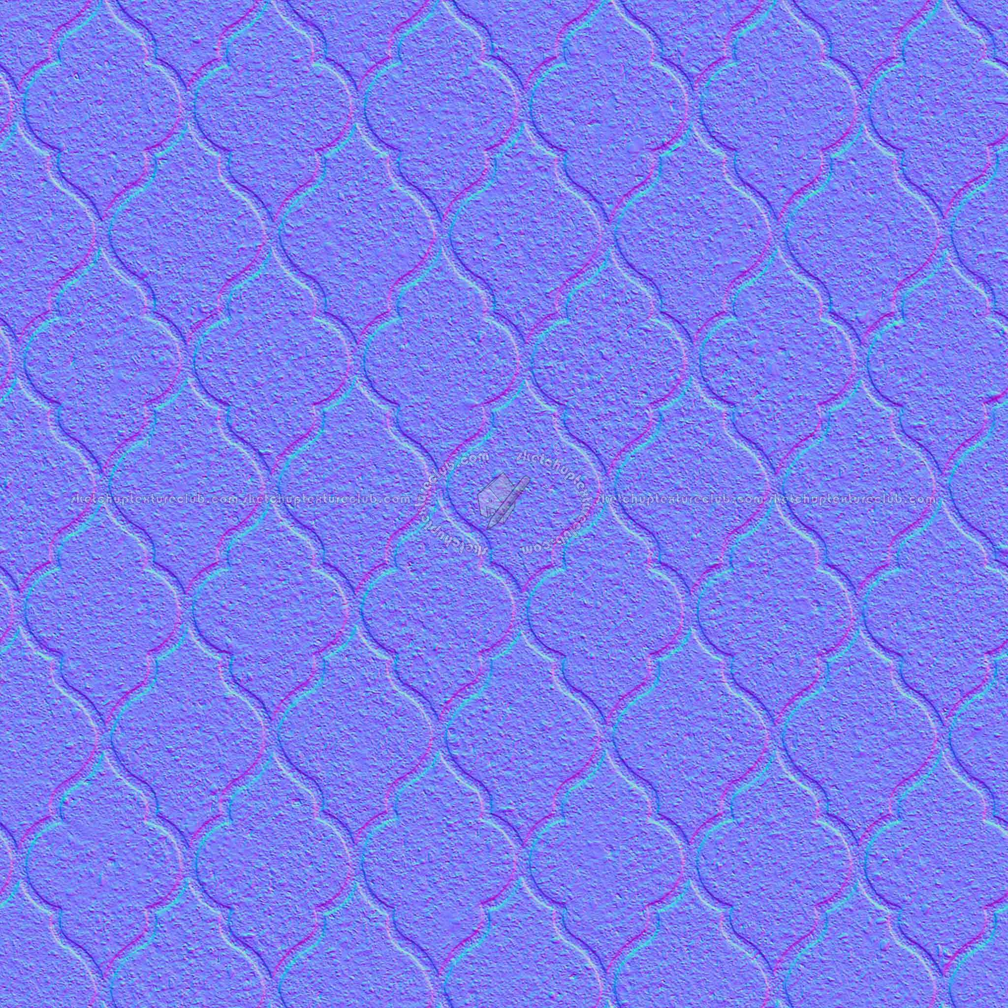 Textures   -   ARCHITECTURE   -   PAVING OUTDOOR   -   Concrete   -   Blocks mixed  - Paving concrete mixed size texture seamless 05609 - Normal