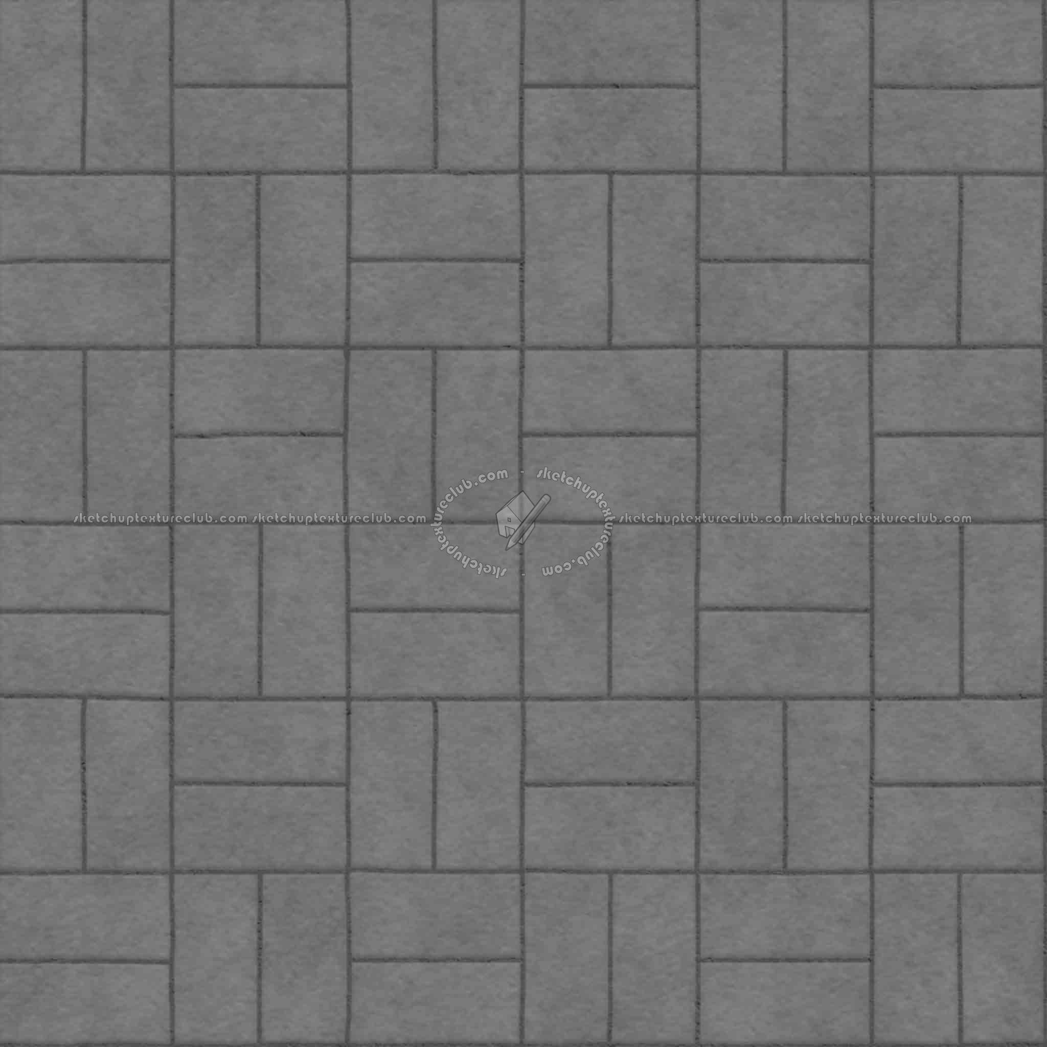 Textures   -   ARCHITECTURE   -   PAVING OUTDOOR   -   Concrete   -   Blocks regular  - Paving outdoor concrete regular block texture seamless 05673 - Displacement