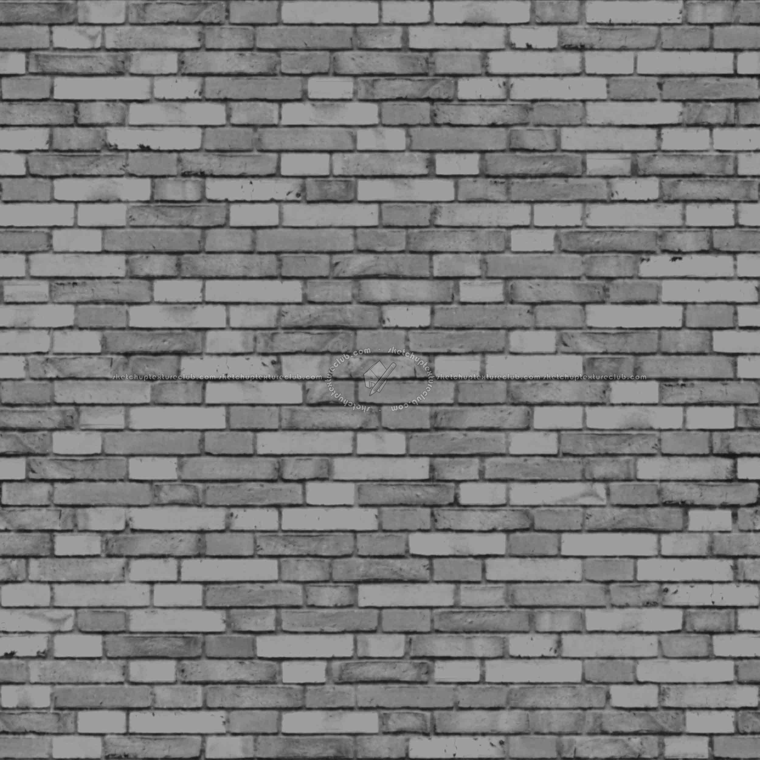 Textures   -   ARCHITECTURE   -   BRICKS   -   Facing Bricks   -   Rustic  - Rustic bricks texture seamless 00221 - Displacement