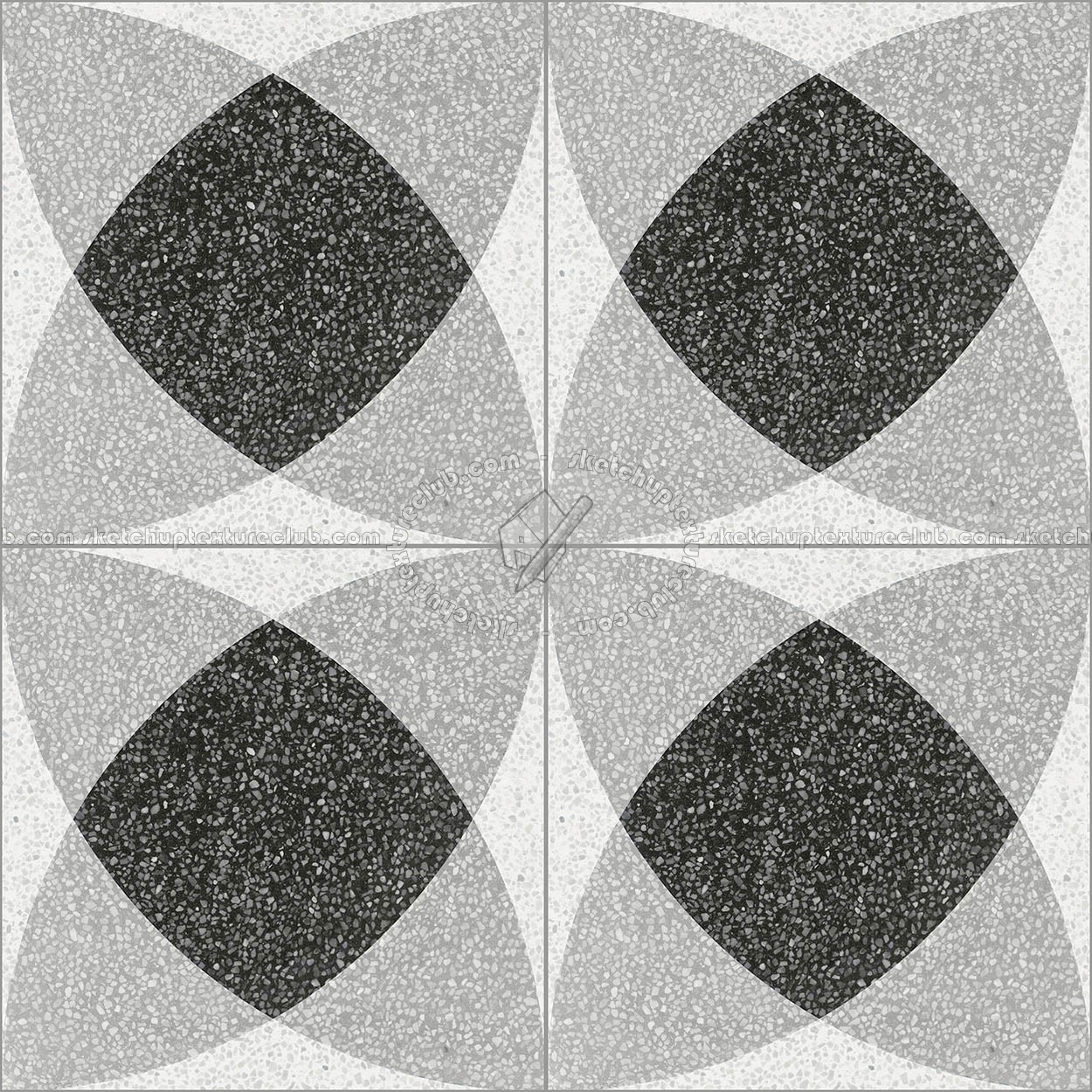 Textures   -   ARCHITECTURE   -   TILES INTERIOR   -   Terrazzo  - terrazzo floor cementine style pbr texture seamless 22169 (seamless)