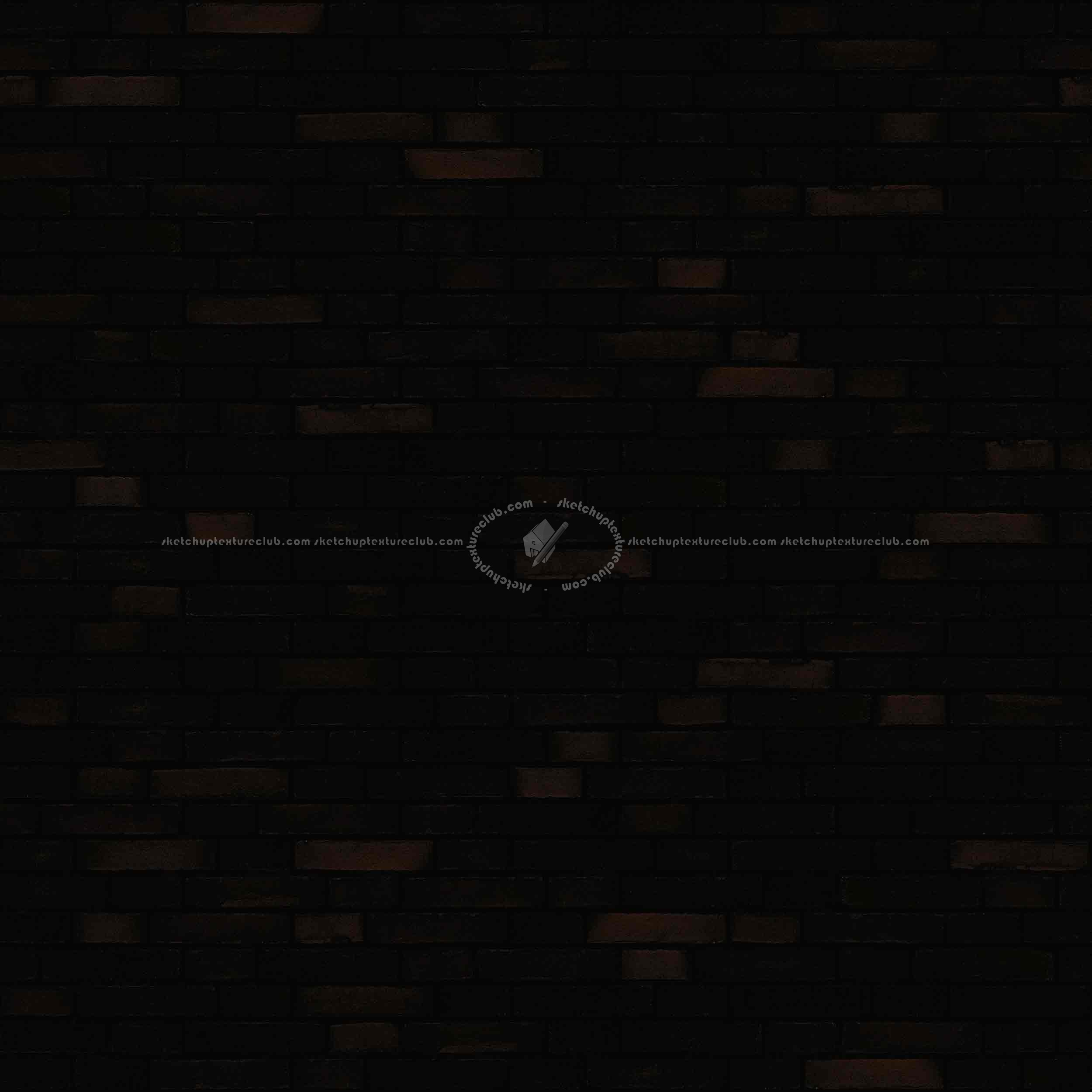 Textures   -   ARCHITECTURE   -   BRICKS   -   Facing Bricks   -   Rustic  - Rustic bricks texture seamless 00222 - Specular