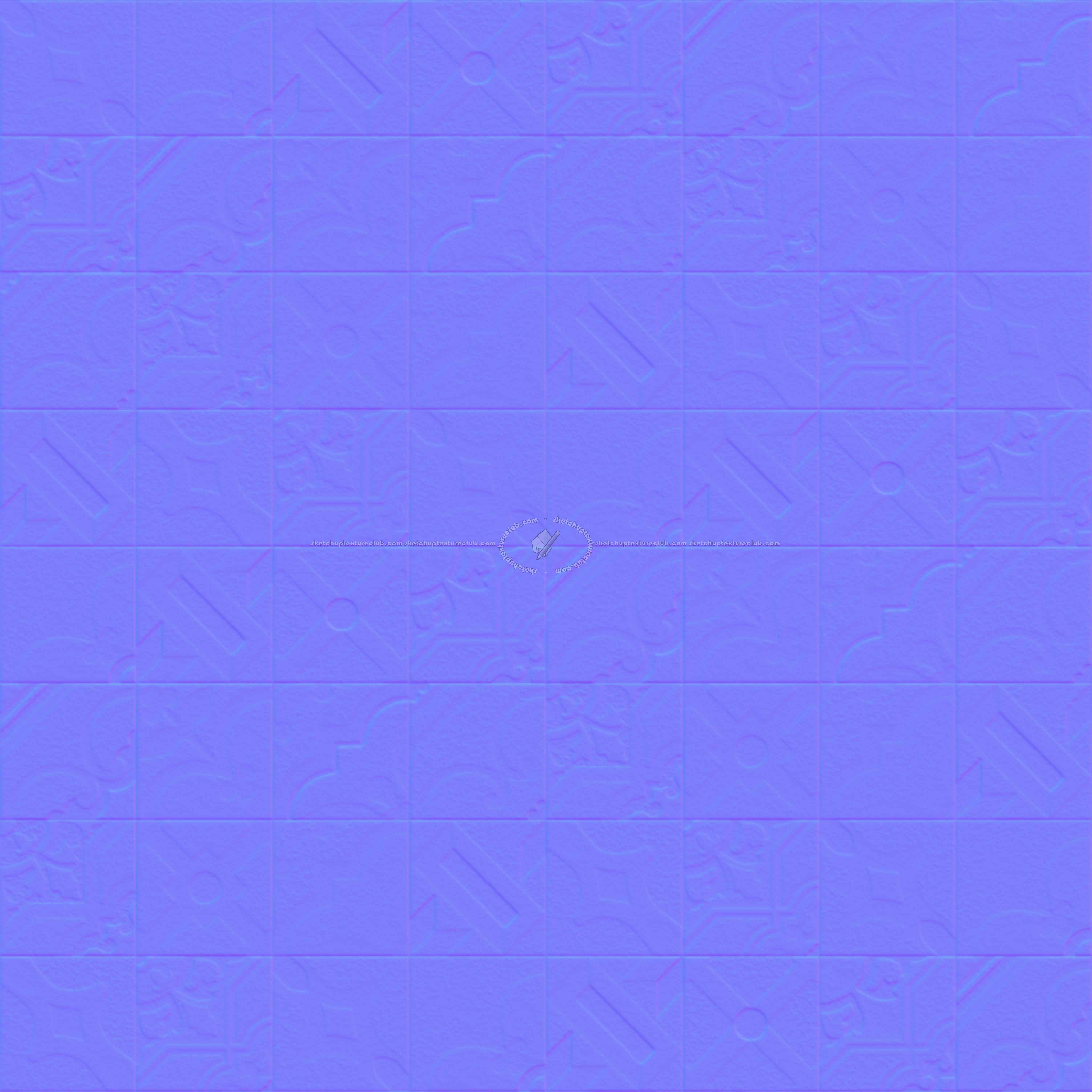 Textures   -   ARCHITECTURE   -   TILES INTERIOR   -   Terrazzo  - terrazzo cementine tiles pbr texture seamless 22171 - Normal