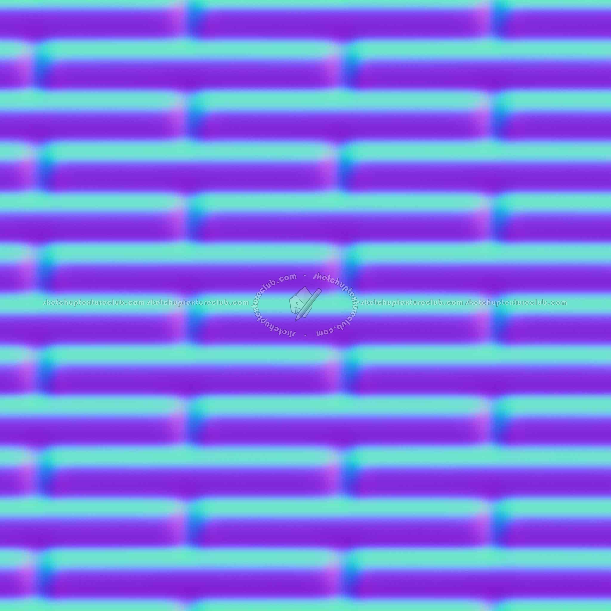 Textures   -   FREE PBR TEXTURES  - ceramic wall bricks PBR texture seamless 21438 - Normal