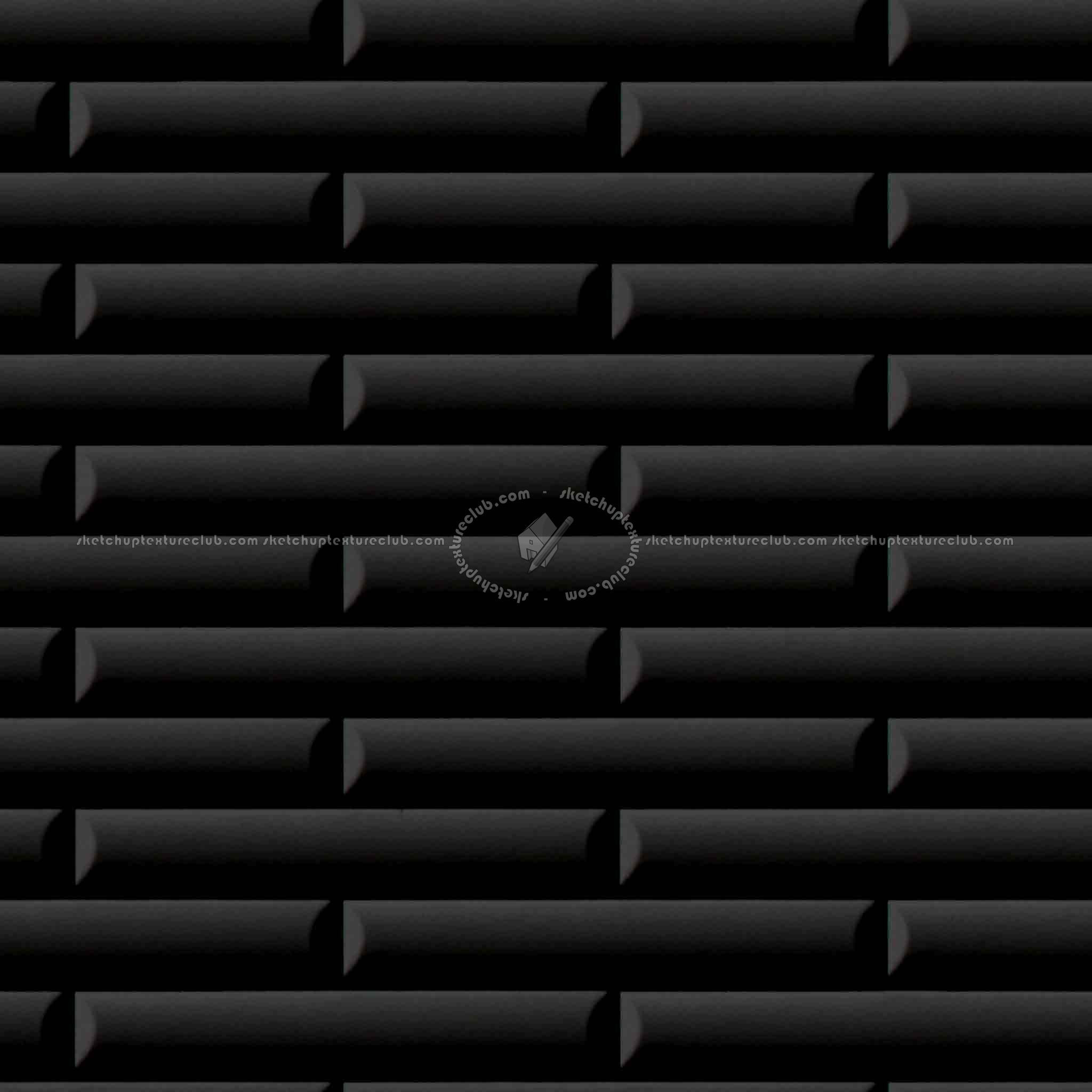 Textures   -   FREE PBR TEXTURES  - ceramic wall bricks PBR texture seamless 21438 - Specular