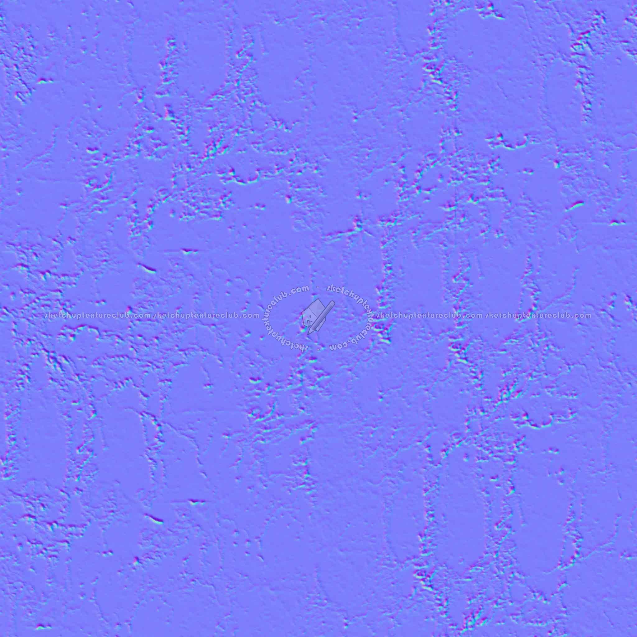 Textures   -   ARCHITECTURE   -   CONCRETE   -   Bare   -   Damaged walls  - Concrete bare damaged texture seamless 01364 - Normal