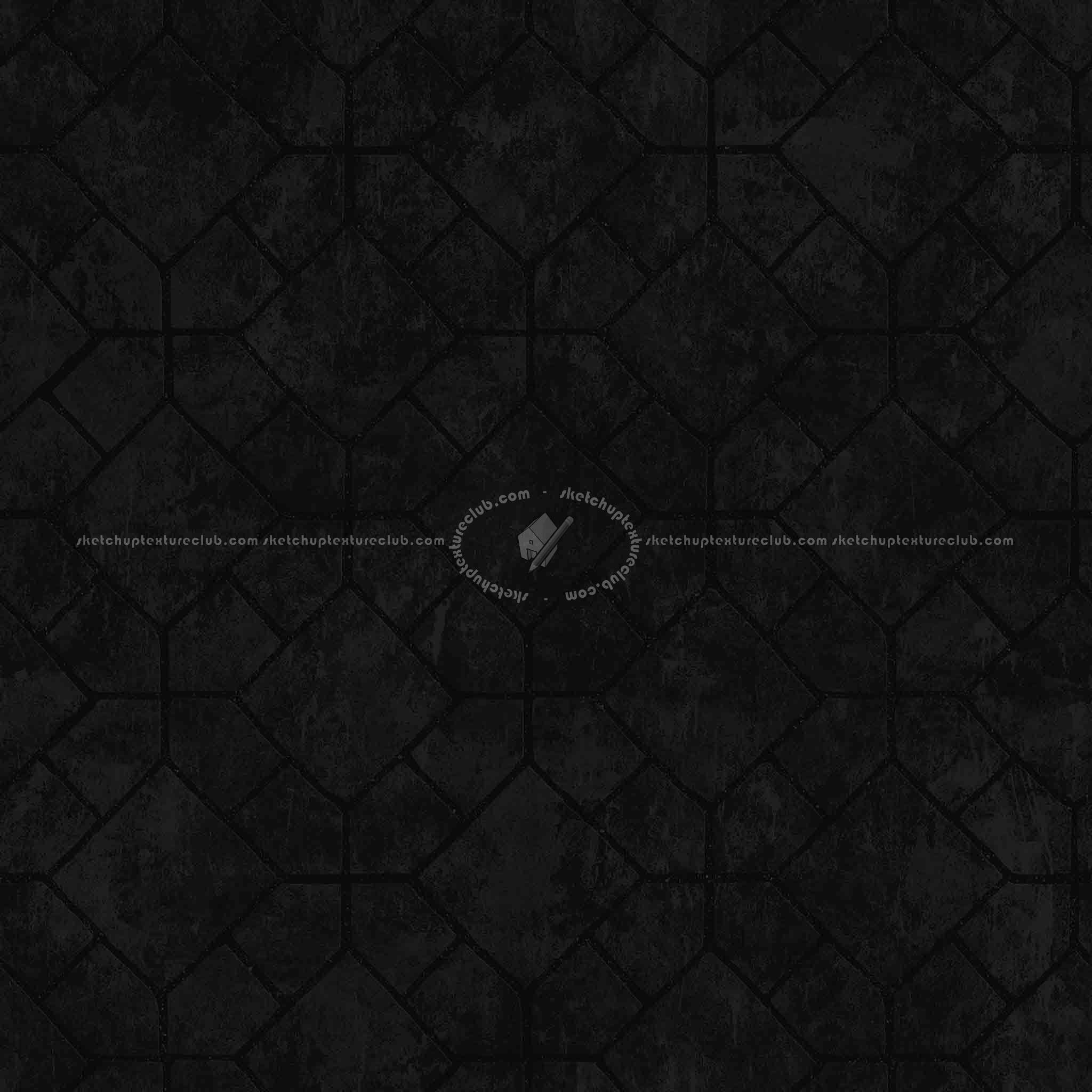 Textures   -   ARCHITECTURE   -   PAVING OUTDOOR   -   Concrete   -   Blocks damaged  - Concrete paving outdoor damaged texture seamless 05484 - Specular