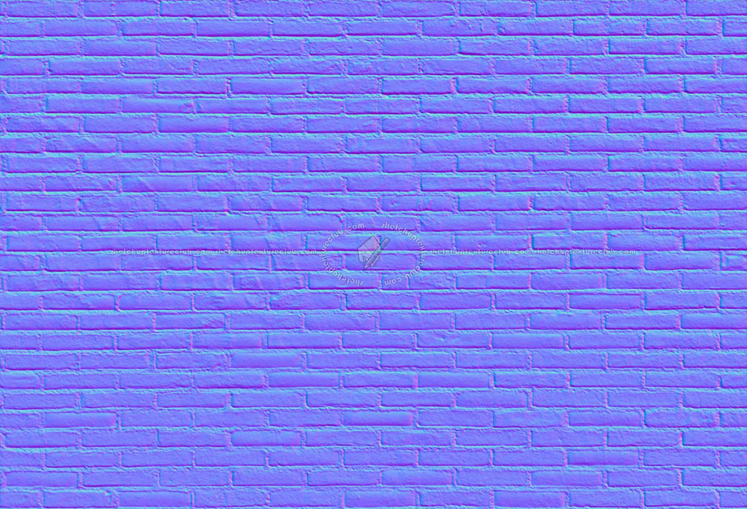 Textures   -   ARCHITECTURE   -   BRICKS   -   Dirty Bricks  - Dirty bricks texture seamless 00147 - Normal