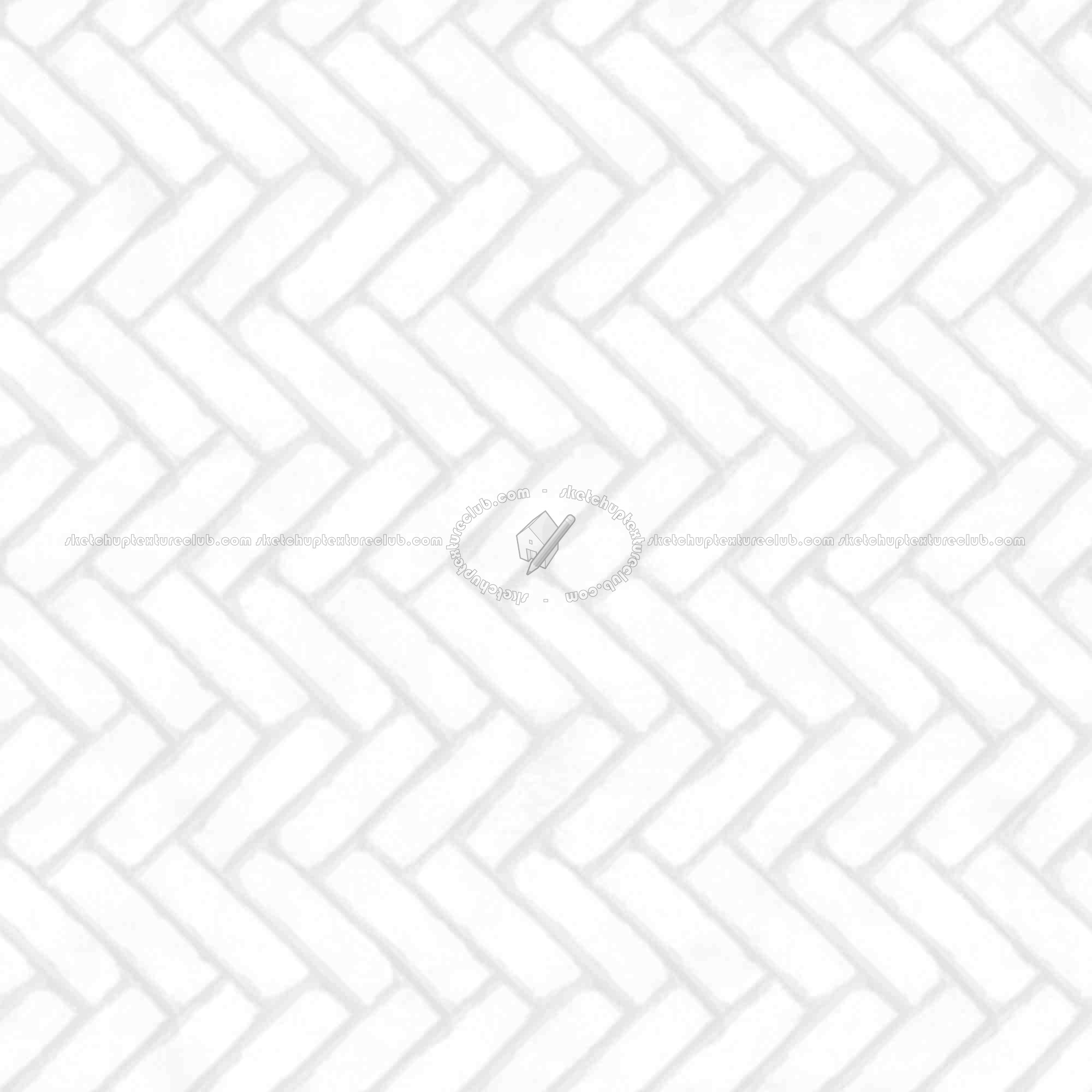 Textures   -   ARCHITECTURE   -   PAVING OUTDOOR   -   Concrete   -   Herringbone  - Concrete paving herringbone outdoor texture seamless 05839 - Ambient occlusion