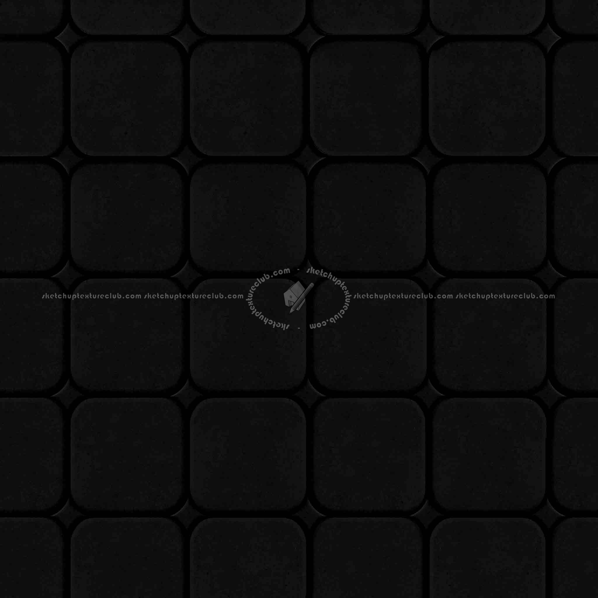 Textures   -   ARCHITECTURE   -   PAVING OUTDOOR   -   Concrete   -   Blocks mixed  - Paving concrete mixed size texture seamless 05610 - Specular