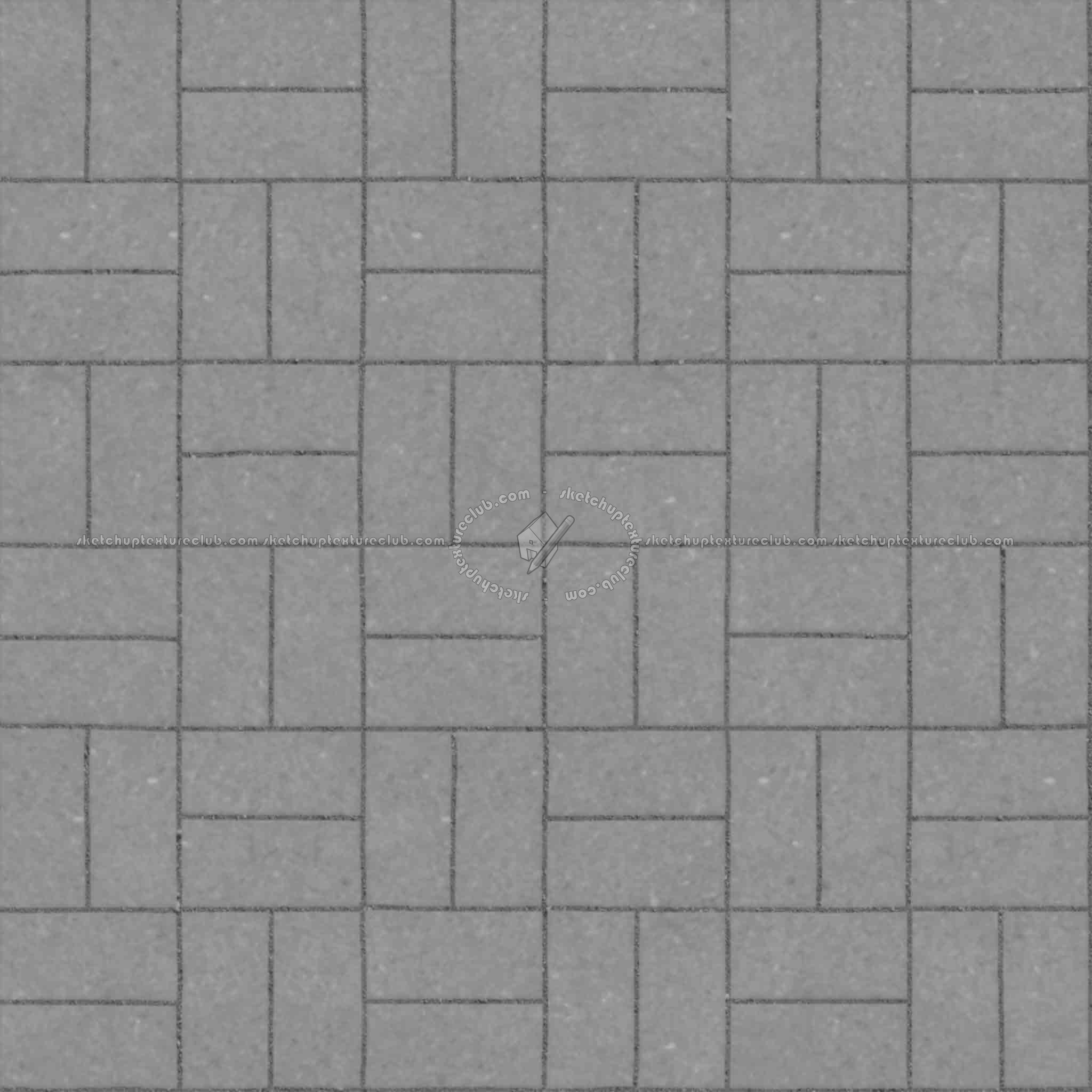 Textures   -   ARCHITECTURE   -   PAVING OUTDOOR   -   Concrete   -   Blocks regular  - Paving outdoor concrete regular block texture seamless 05675 - Displacement