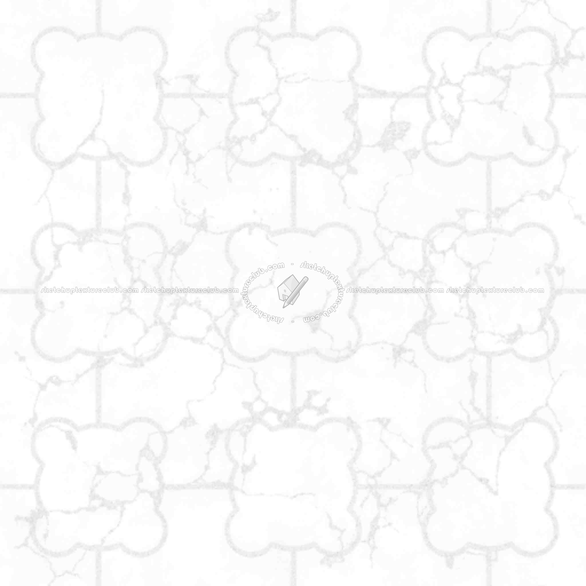 Textures   -   ARCHITECTURE   -   PAVING OUTDOOR   -   Concrete   -   Blocks damaged  - Concrete paving outdoor damaged texture seamless 05530 - Ambient occlusion