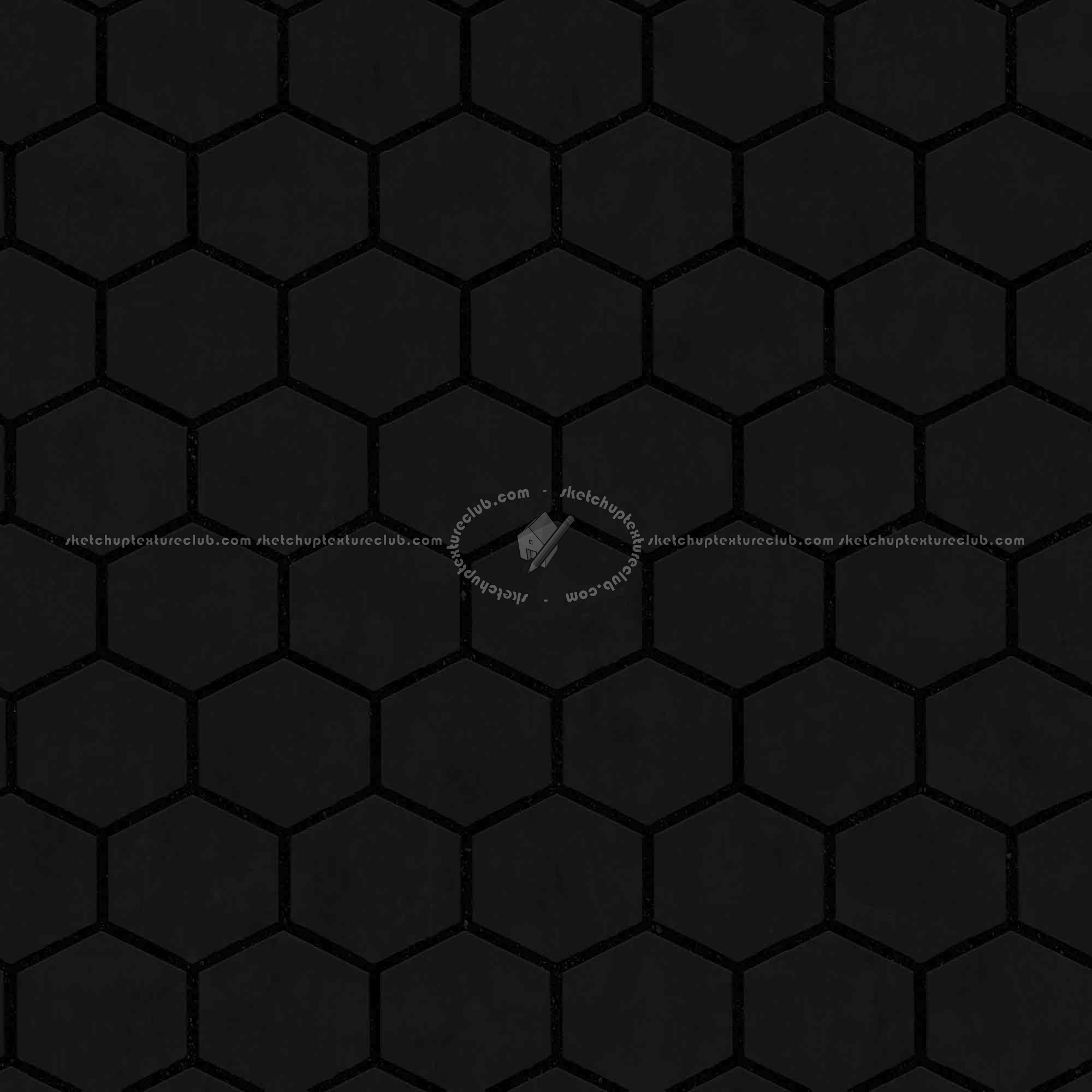 Textures   -   ARCHITECTURE   -   PAVING OUTDOOR   -   Hexagonal  - Concrete paving outdoor hexagonal texture seamless 06032 - Specular