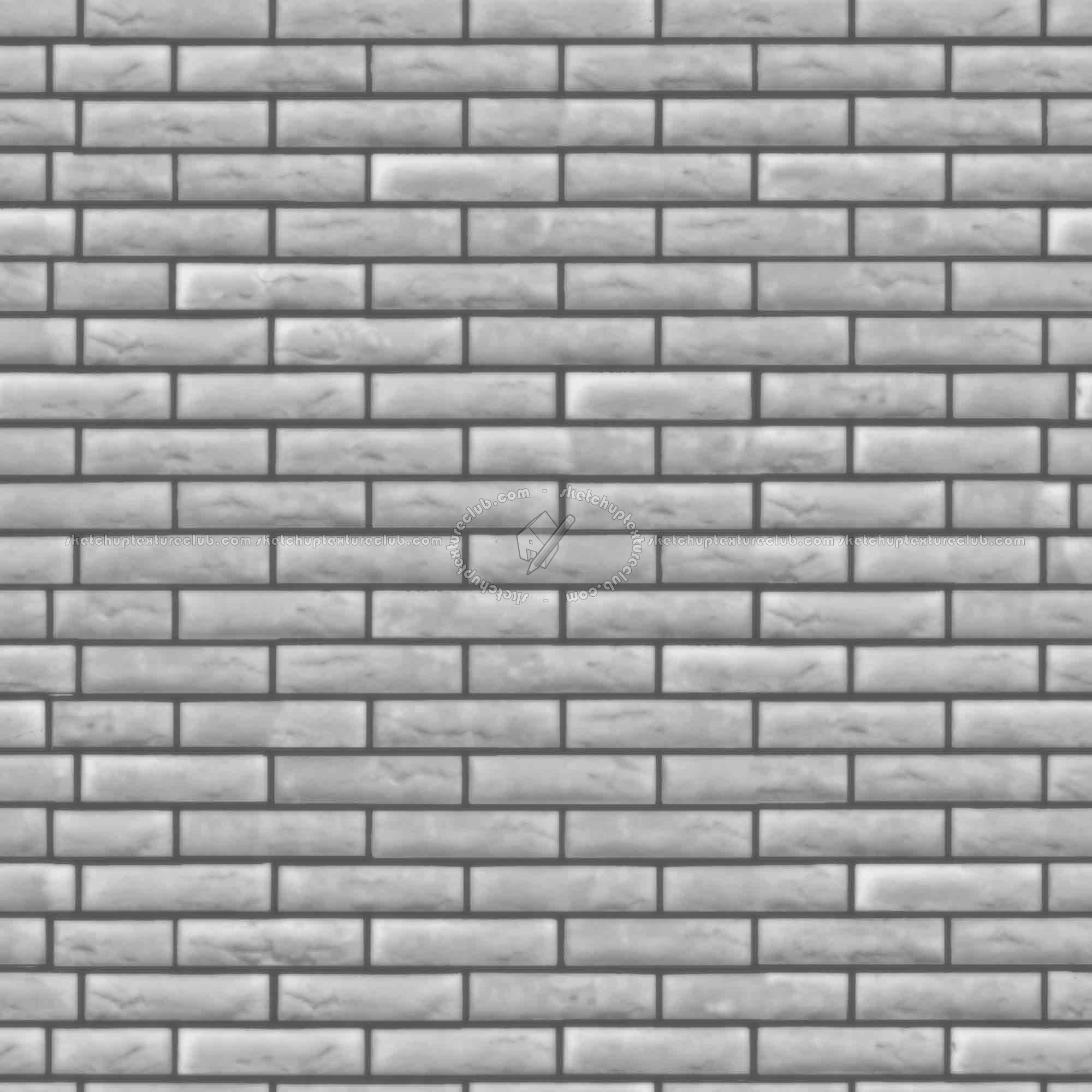 Textures   -   ARCHITECTURE   -   BRICKS   -   Facing Bricks   -   Rustic  - Rustic bricks texture seamless 00224 - Displacement