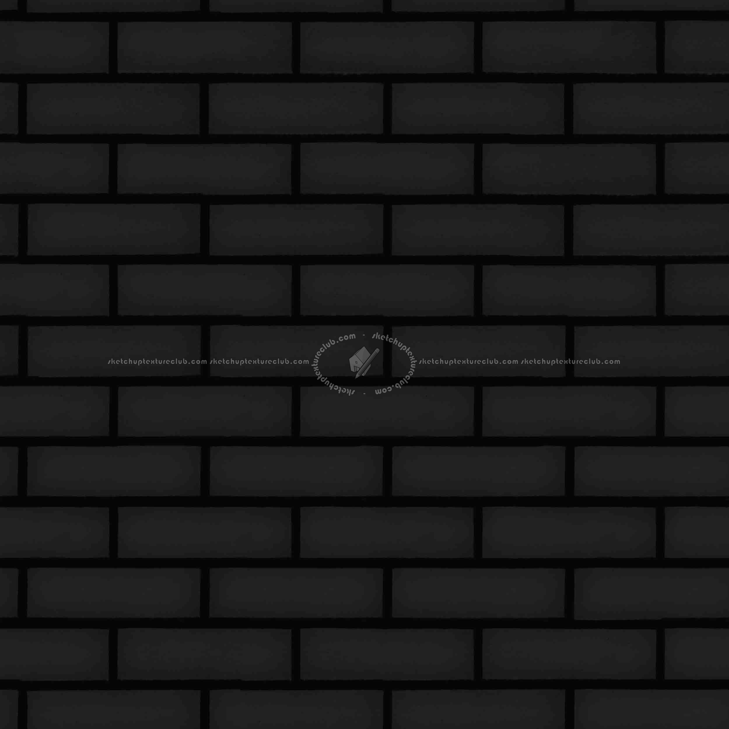 Textures   -   ARCHITECTURE   -   BRICKS   -   Facing Bricks   -   Smooth  - Facing smooth bricks texture seamless 00301 - Specular