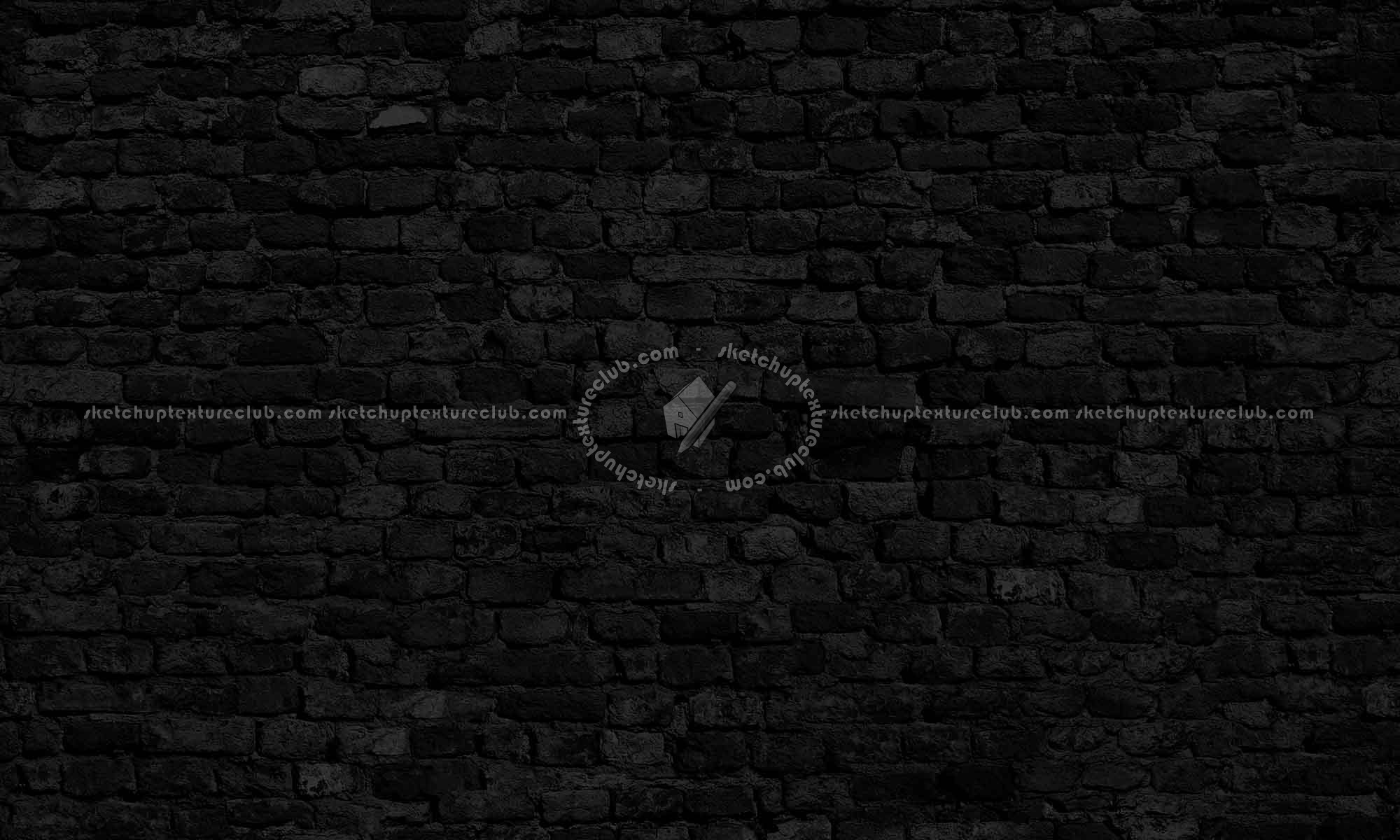 Textures   -   ARCHITECTURE   -   BRICKS   -   Damaged bricks  - Old damaged wall bricks texture seamless 20733 - Specular