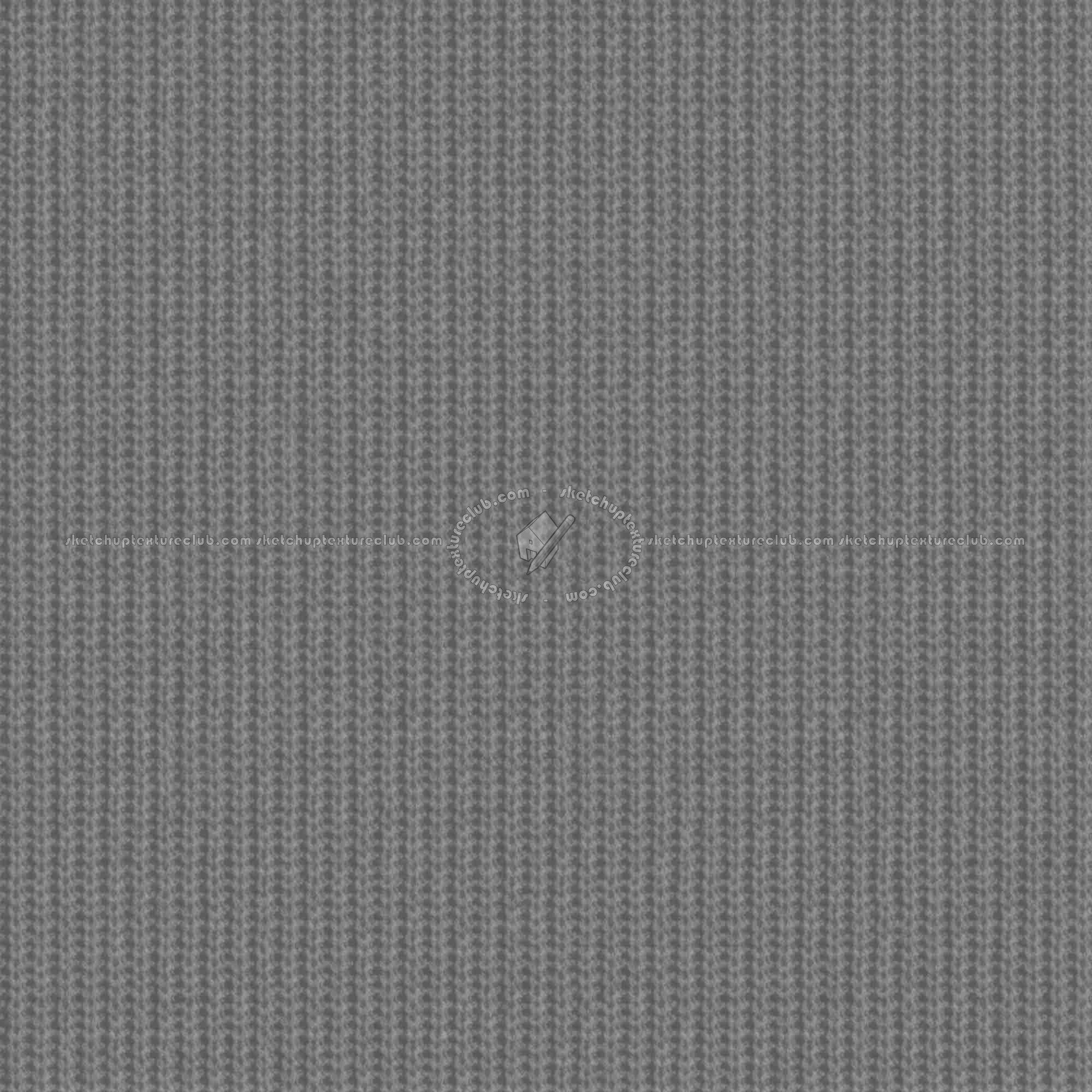 Textures   -   MATERIALS   -   FABRICS   -   Jersey  - Black wool knitted PBR texture seamless 21749 - Displacement