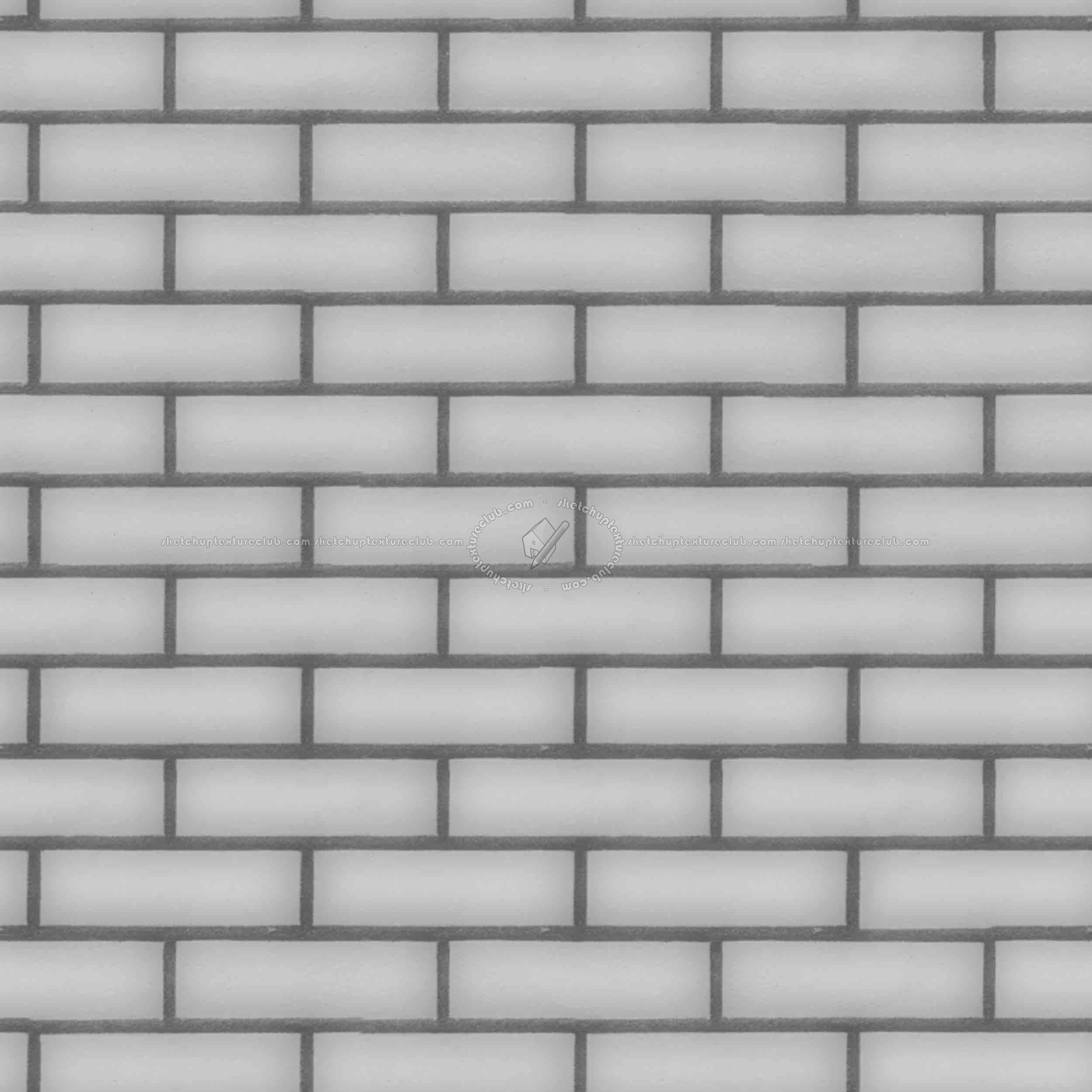 Textures   -   ARCHITECTURE   -   BRICKS   -   Facing Bricks   -   Smooth  - Facing smooth bricks texture seamless 00302 - Displacement