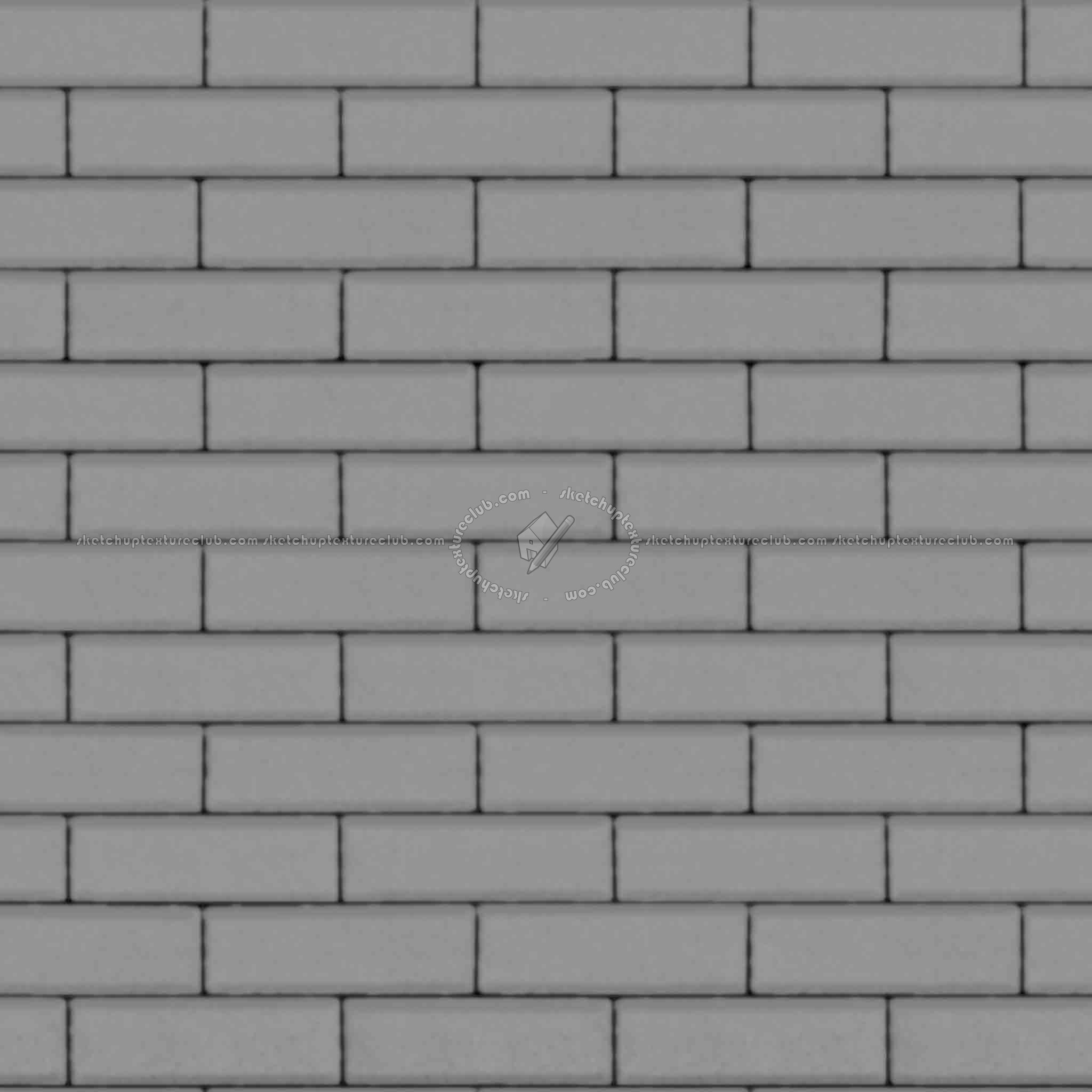 Textures   -   ARCHITECTURE   -   PAVING OUTDOOR   -   Concrete   -   Blocks regular  - Paving outdoor concrete regular block texture seamless 05678 - Displacement