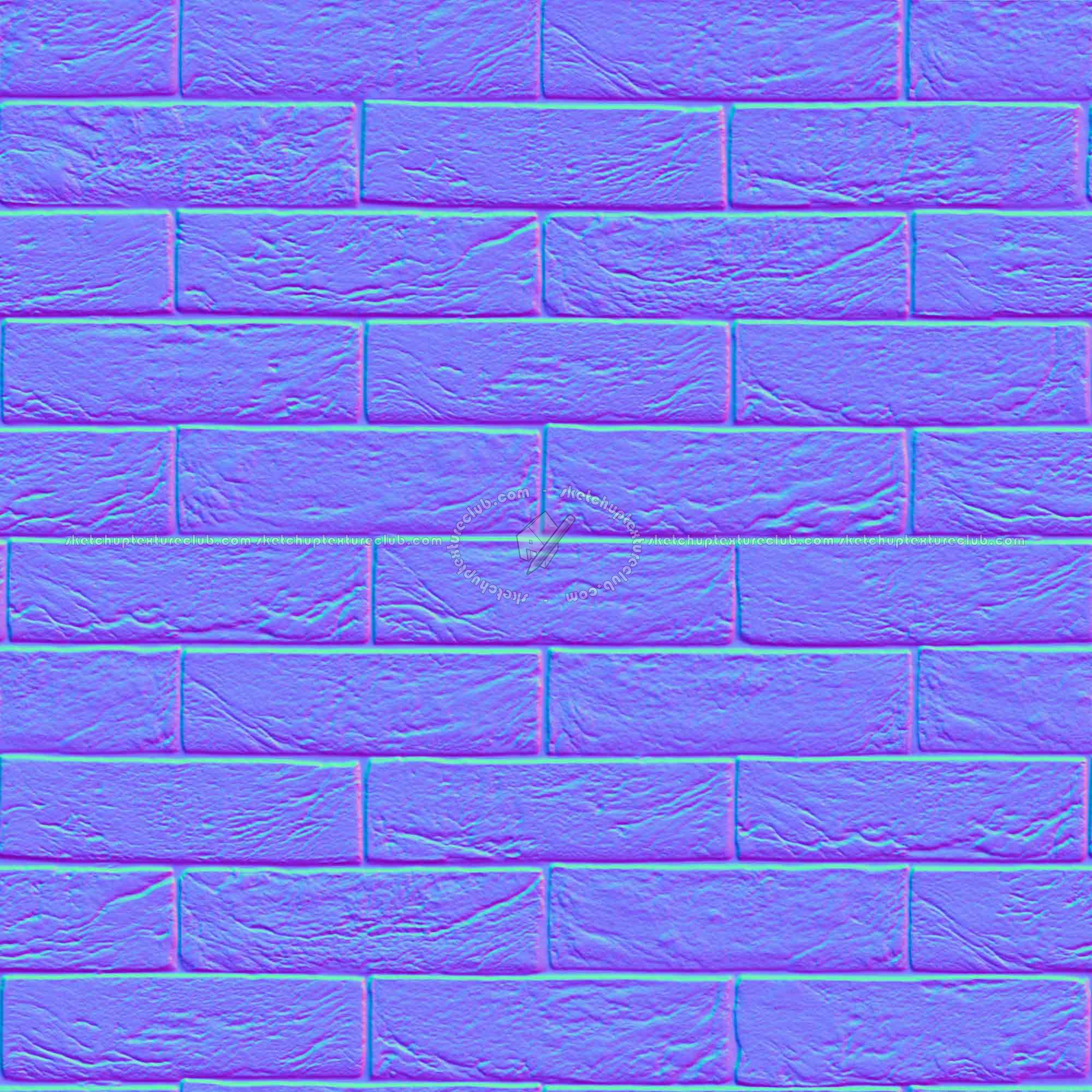 Textures   -   ARCHITECTURE   -   BRICKS   -   Special Bricks  - Special brick texture seamless 00481 - Normal