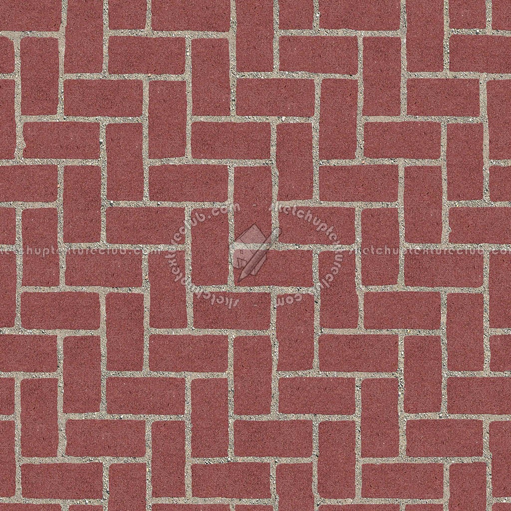Textures   -   ARCHITECTURE   -   PAVING OUTDOOR   -   Concrete   -   Herringbone  - Concrete paving herringbone outdoor texture seamless 05843 (seamless)