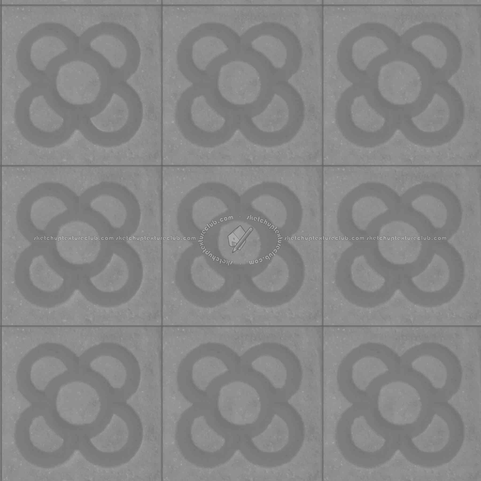 Textures   -   ARCHITECTURE   -   PAVING OUTDOOR   -   Concrete   -   Blocks mixed  - Paving concrete mixed size texture seamless 05614 - Displacement