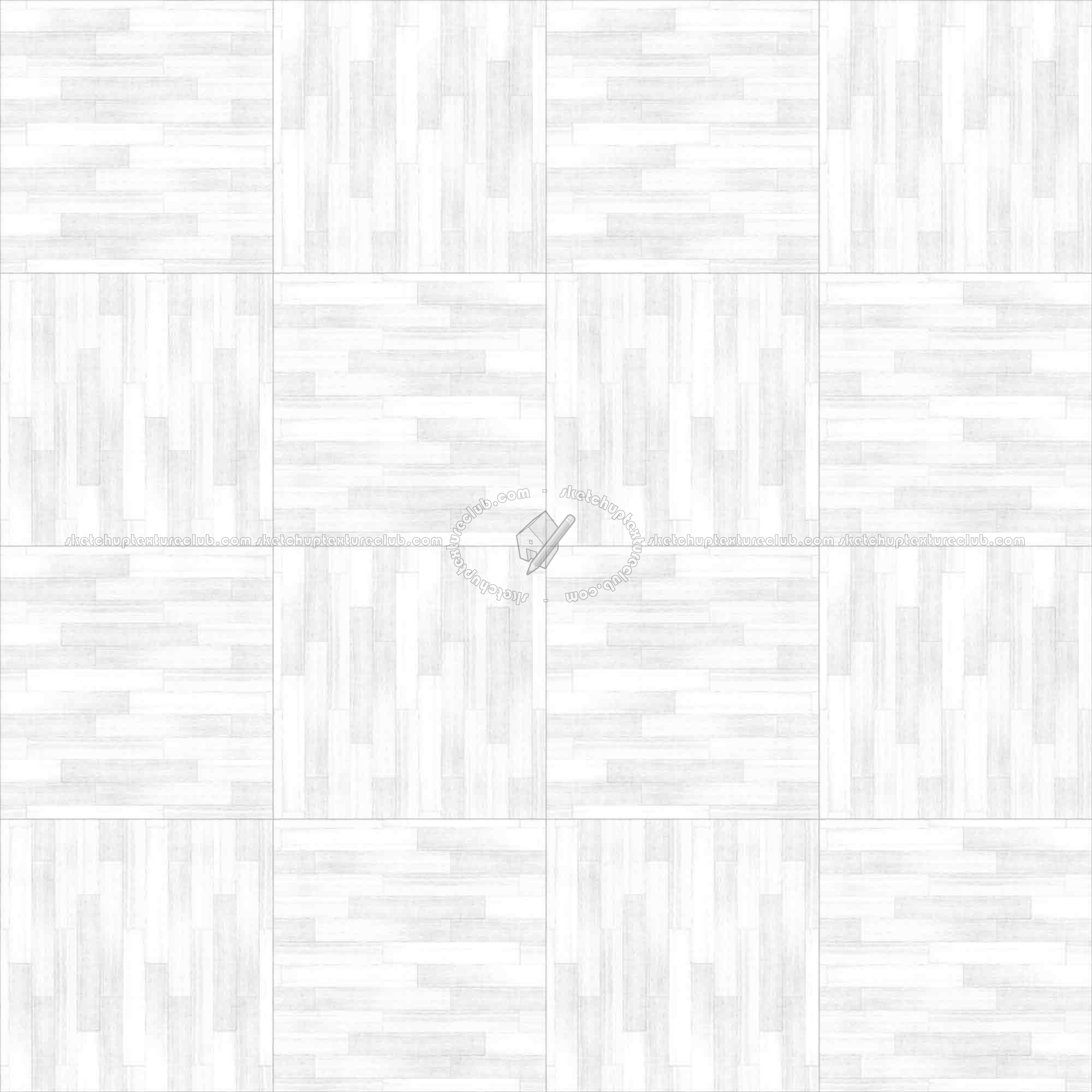 Textures   -   ARCHITECTURE   -   WOOD FLOORS   -   Parquet square  - Wood flooring square texture seamless 05439 - Ambient occlusion