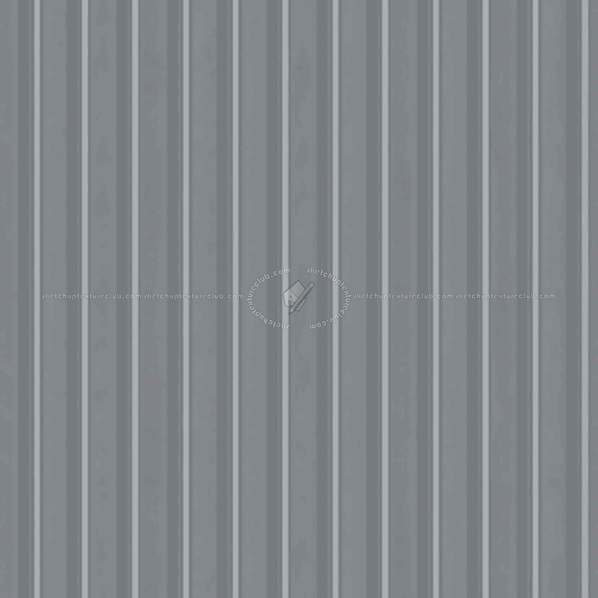 Textures   -   MATERIALS   -   METALS   -   Corrugated  - Aluminiun corrugated metal texture seamless 09972 - Specular