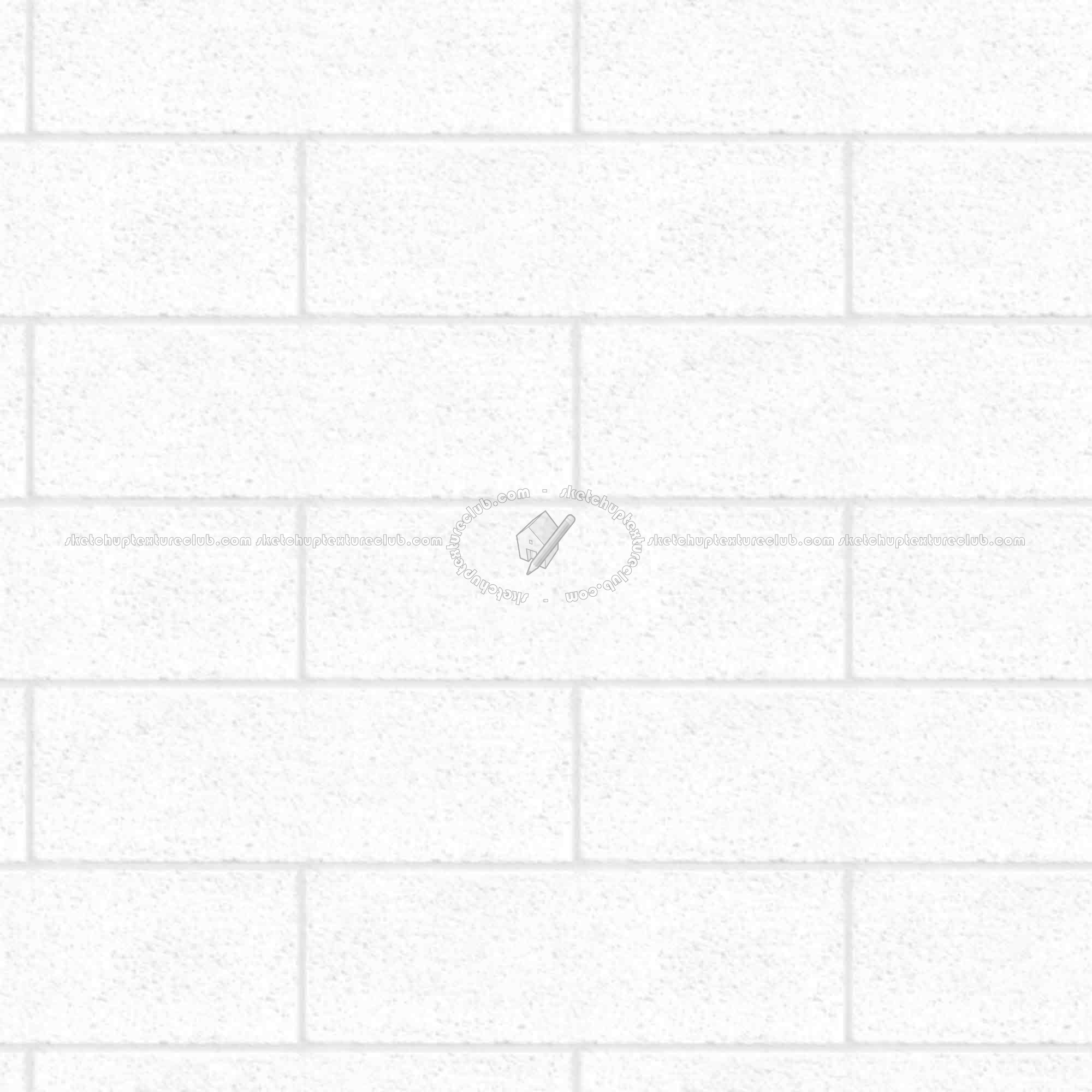 Textures   -   ARCHITECTURE   -   CONCRETE   -   Plates   -   Clean  - Clean cinder block texture seamless 01677 - Ambient occlusion