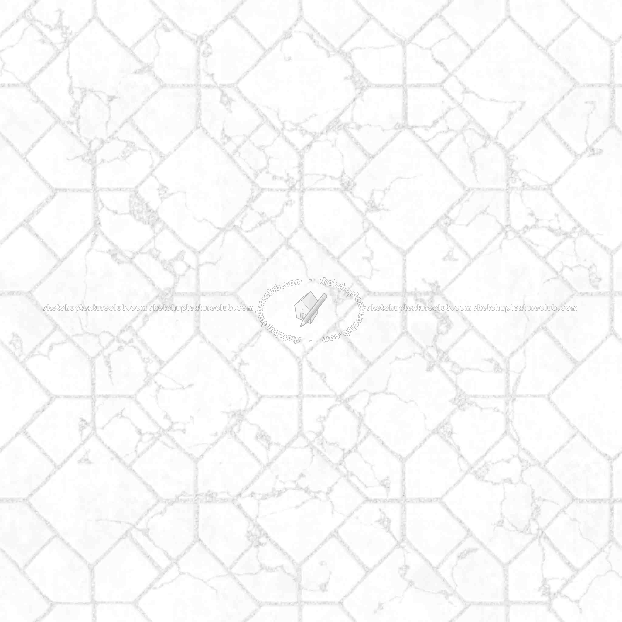 Textures   -   ARCHITECTURE   -   PAVING OUTDOOR   -   Concrete   -   Blocks damaged  - Concrete paving outdoor damaged texture seamless 05534 - Ambient occlusion